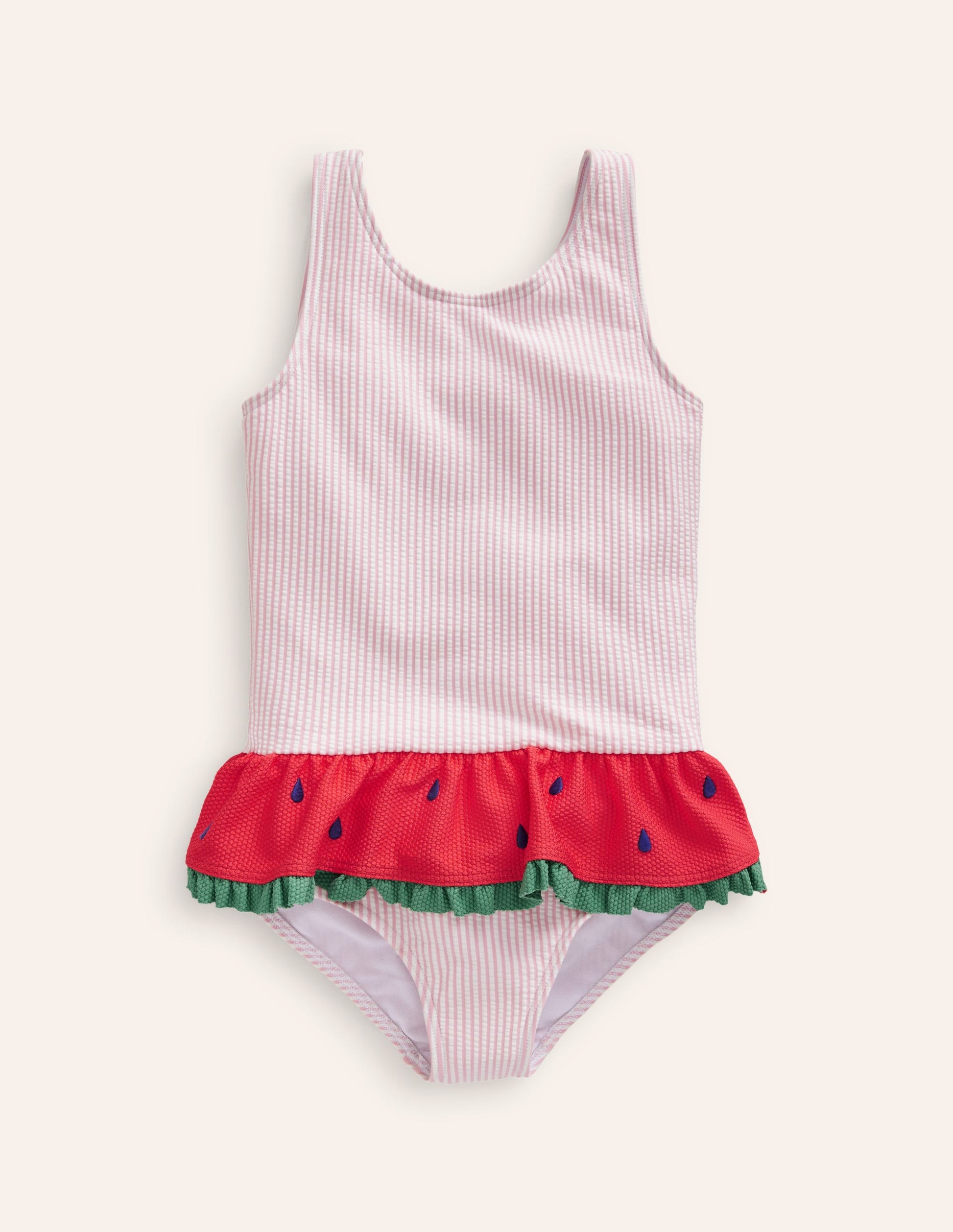 Peplum Swimsuit-Blooming Pink/ Vanilla Pod-1
