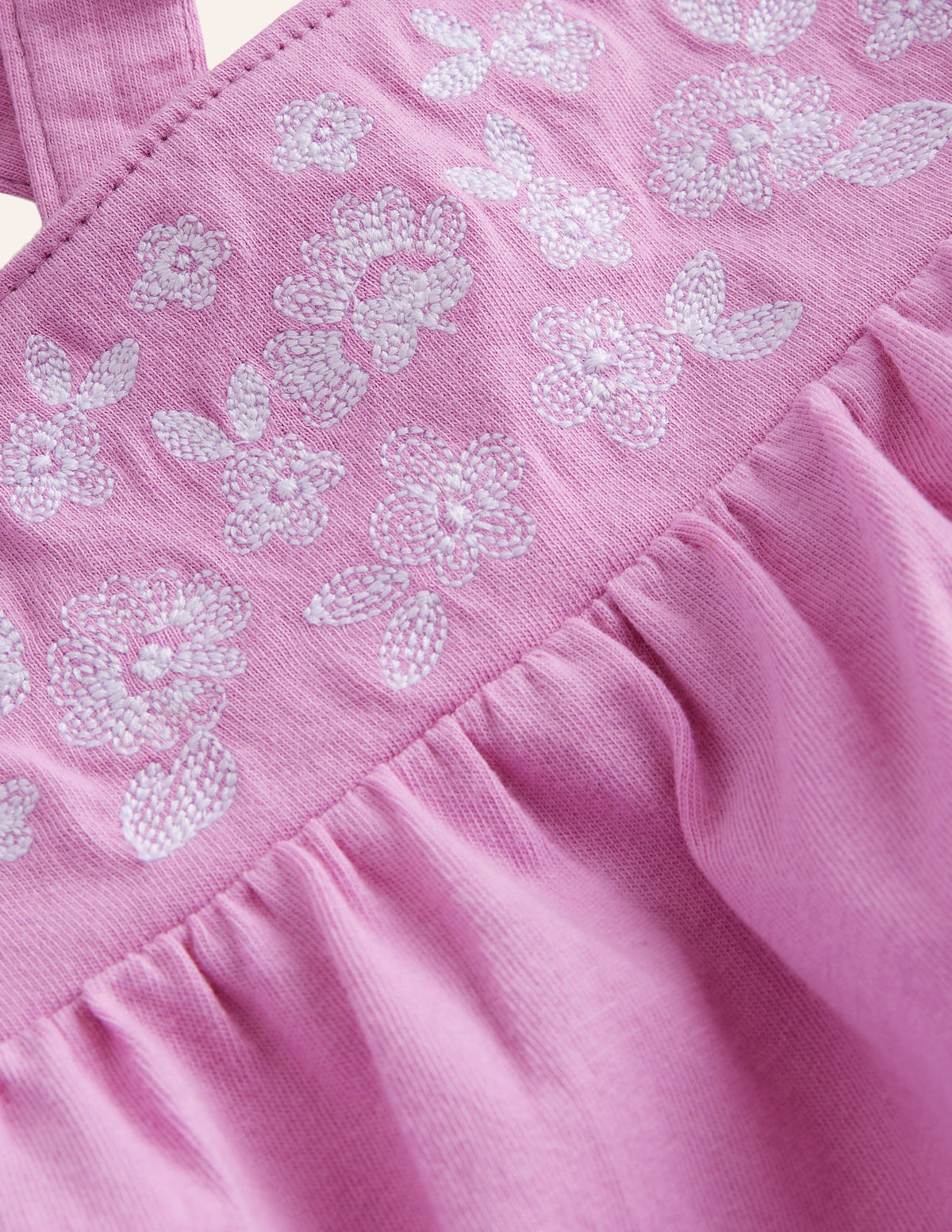 Embroidered Jersey Vest-Cosmos Pink - Image 3