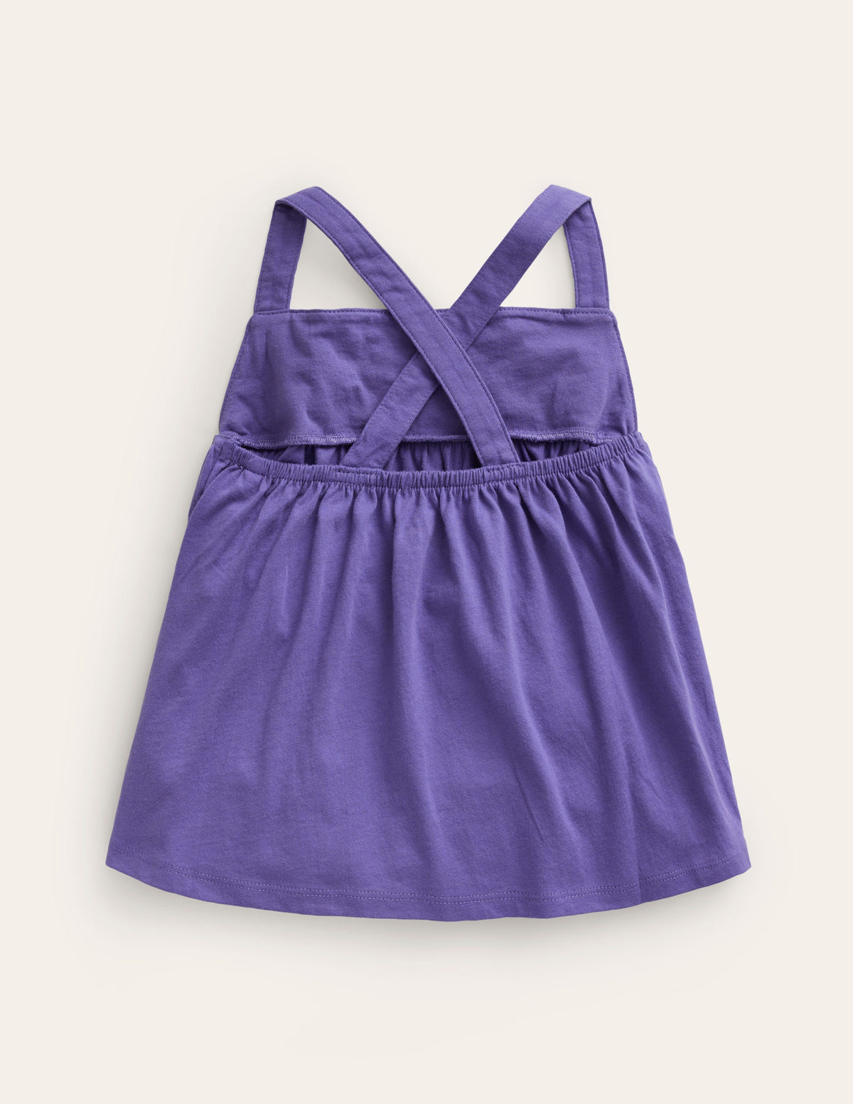 Embroidered Jersey Vest-Wisteria Blue-2