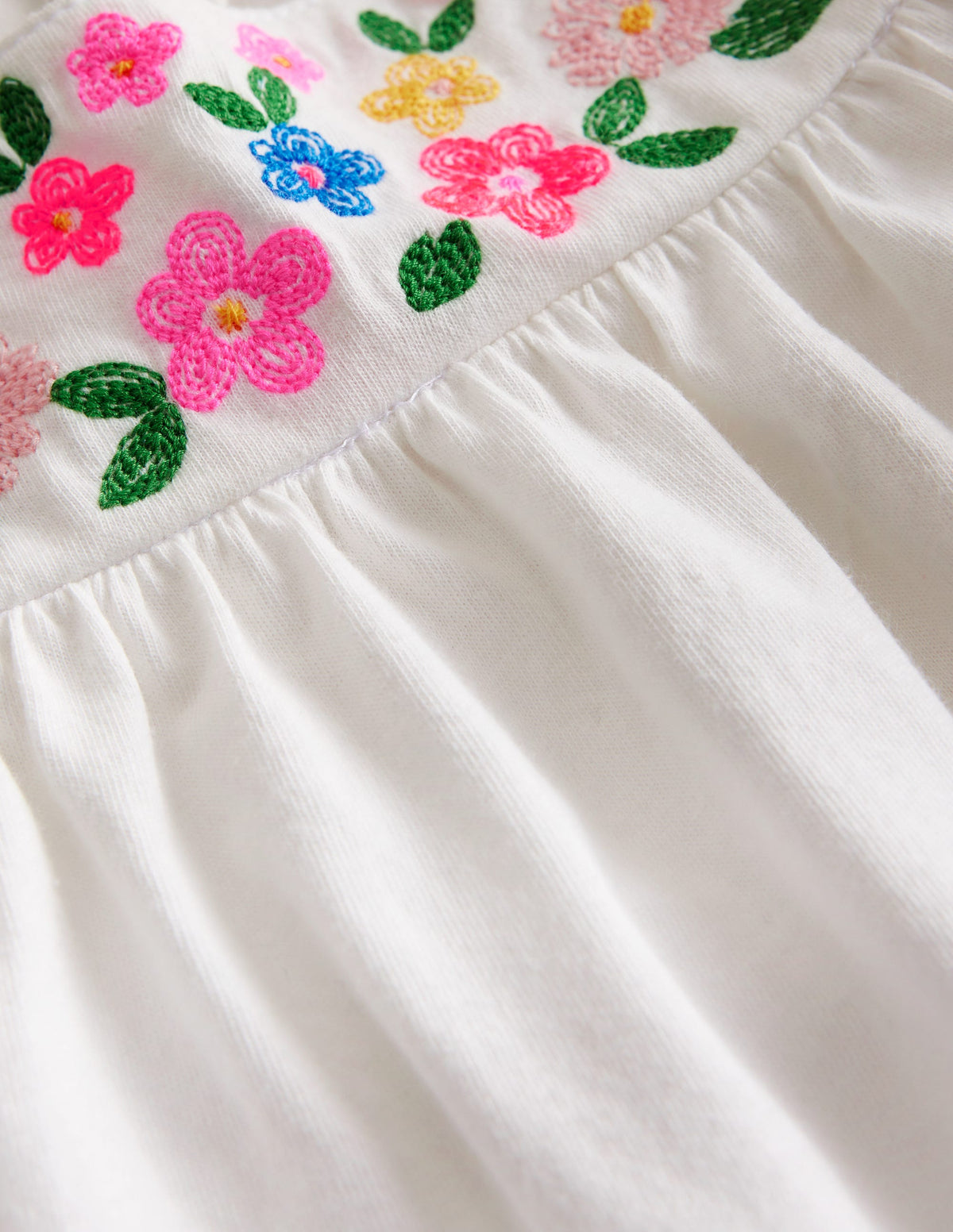 Embroidered Jersey Vest-White-3