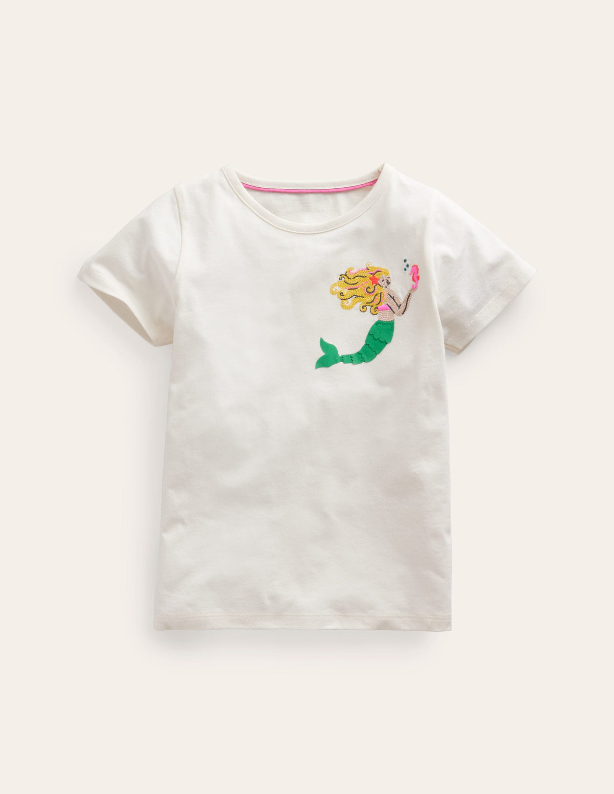 Superstitch Logo T-Shirt-Ivory Mermaid-1