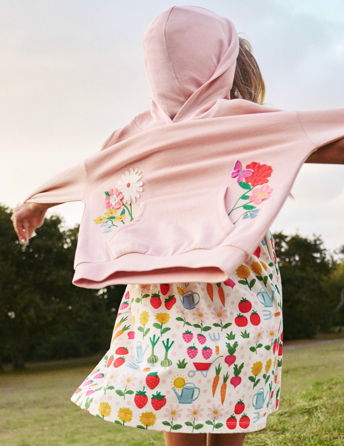 Superstitch Hoodie-Ballet Pink Flowers-4