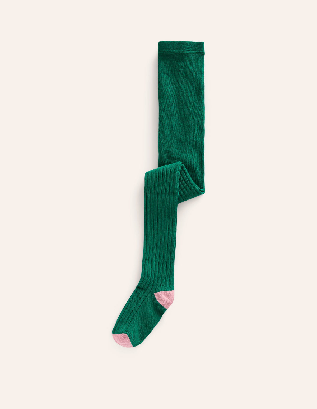Ribbed Tights-Jewel Green - Image 1