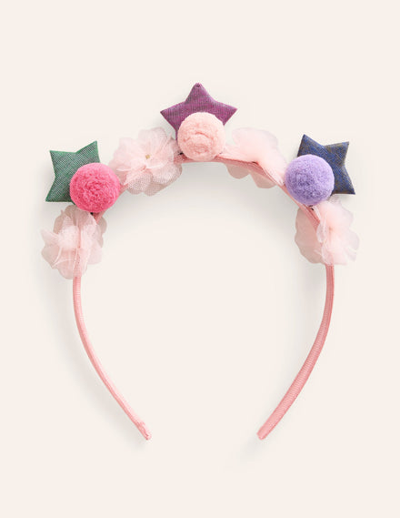 Star Headband-Multi Rainbow