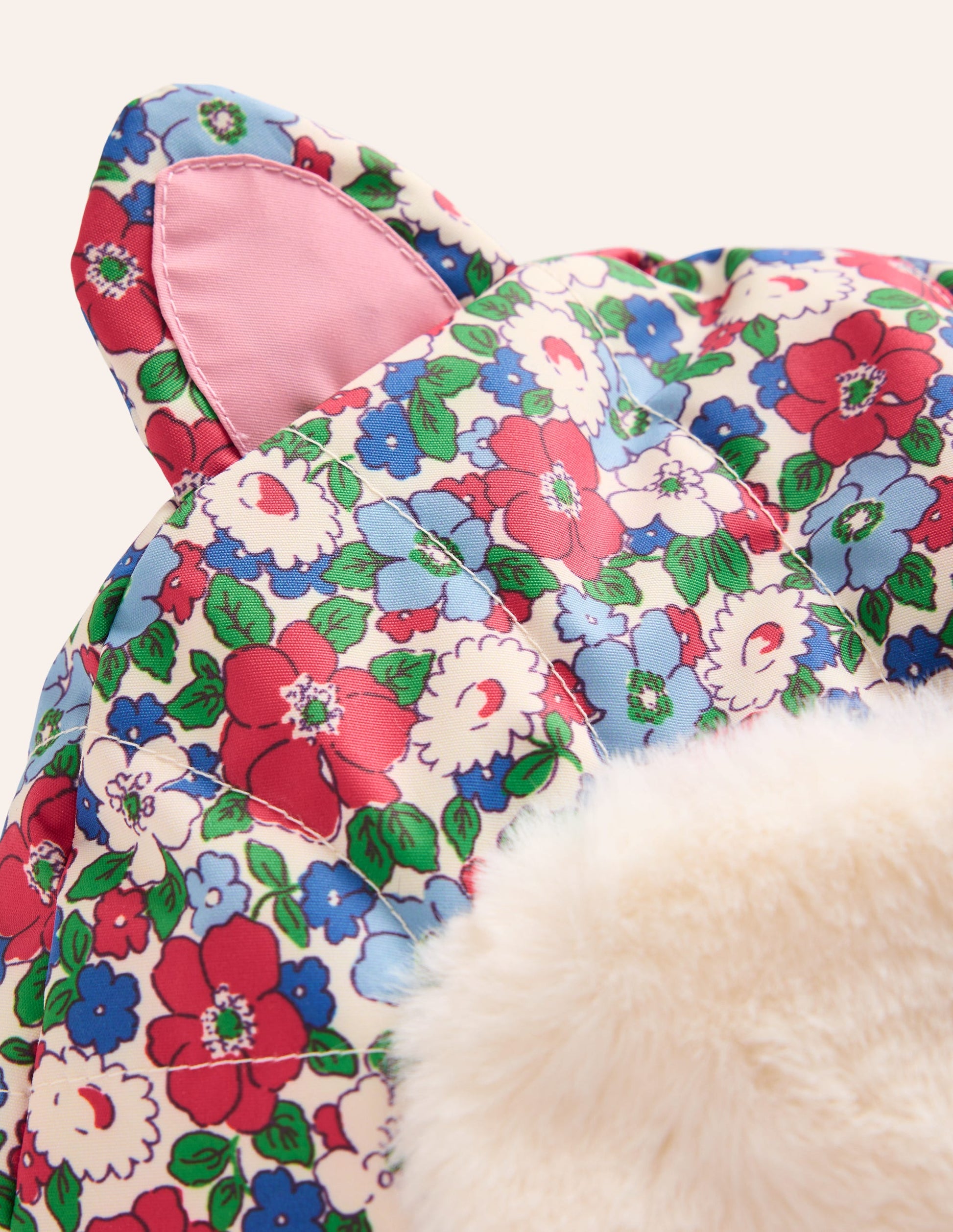 Trapper Hat-Glacier Blue Floral-2