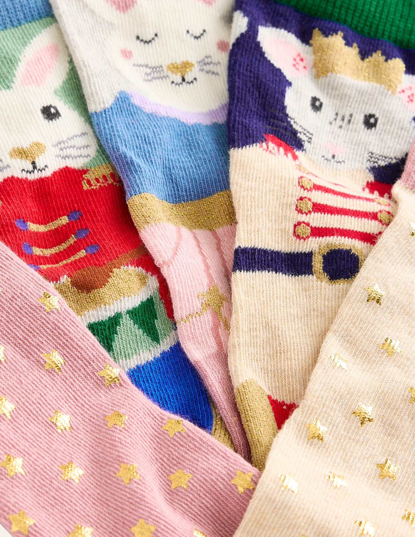 Socks 5 Pack-Multi Nutcracker