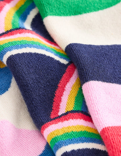 Ski Socks-Multi Rainbow