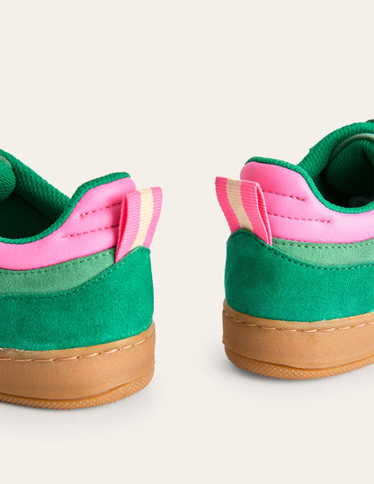 Mini Erin Trainers-Green Colourblock