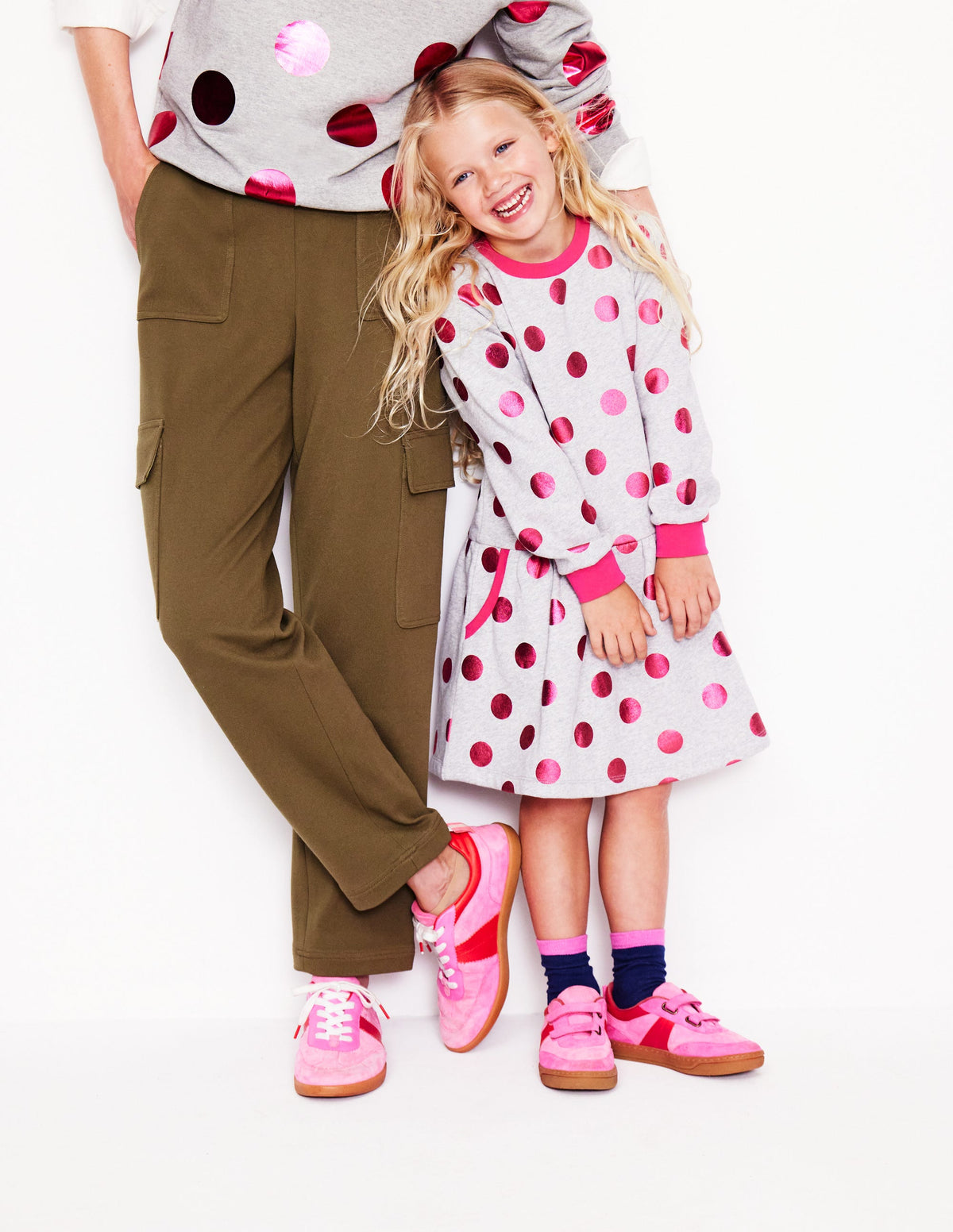 Mini Erin Trainers-Pink Colourblock - Image 4