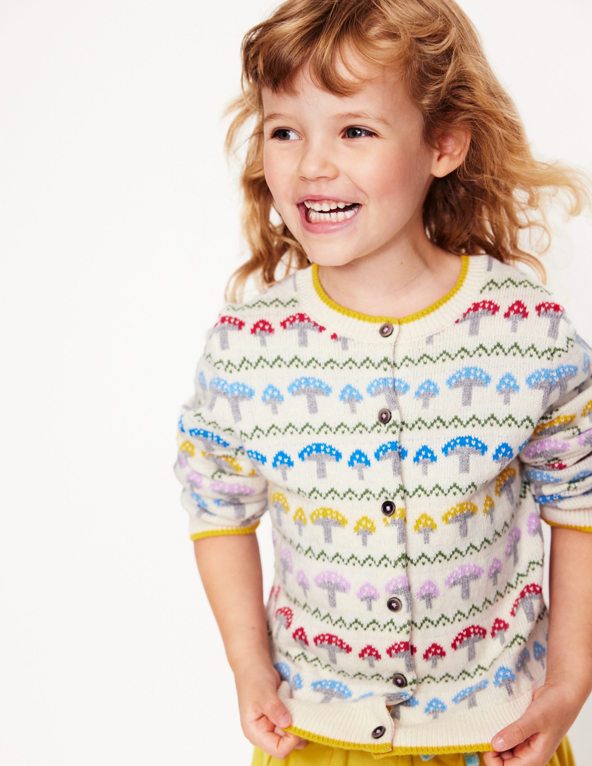 Edie Fair Isle Cardigan-Ecru Toadstool Fair Isle - Image 8