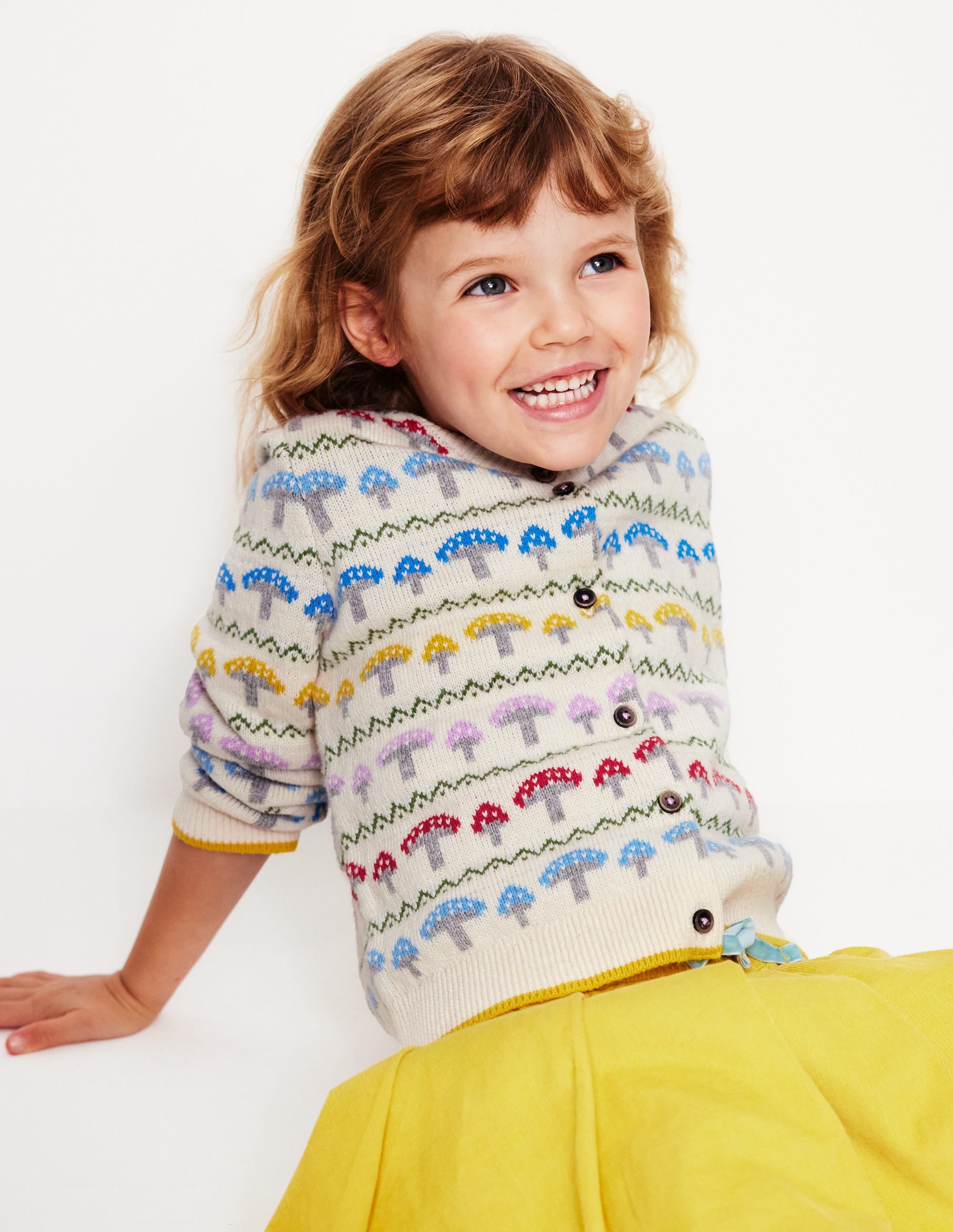 Edie Fair Isle Cardigan-Ecru Toadstool Fair Isle - Image 9