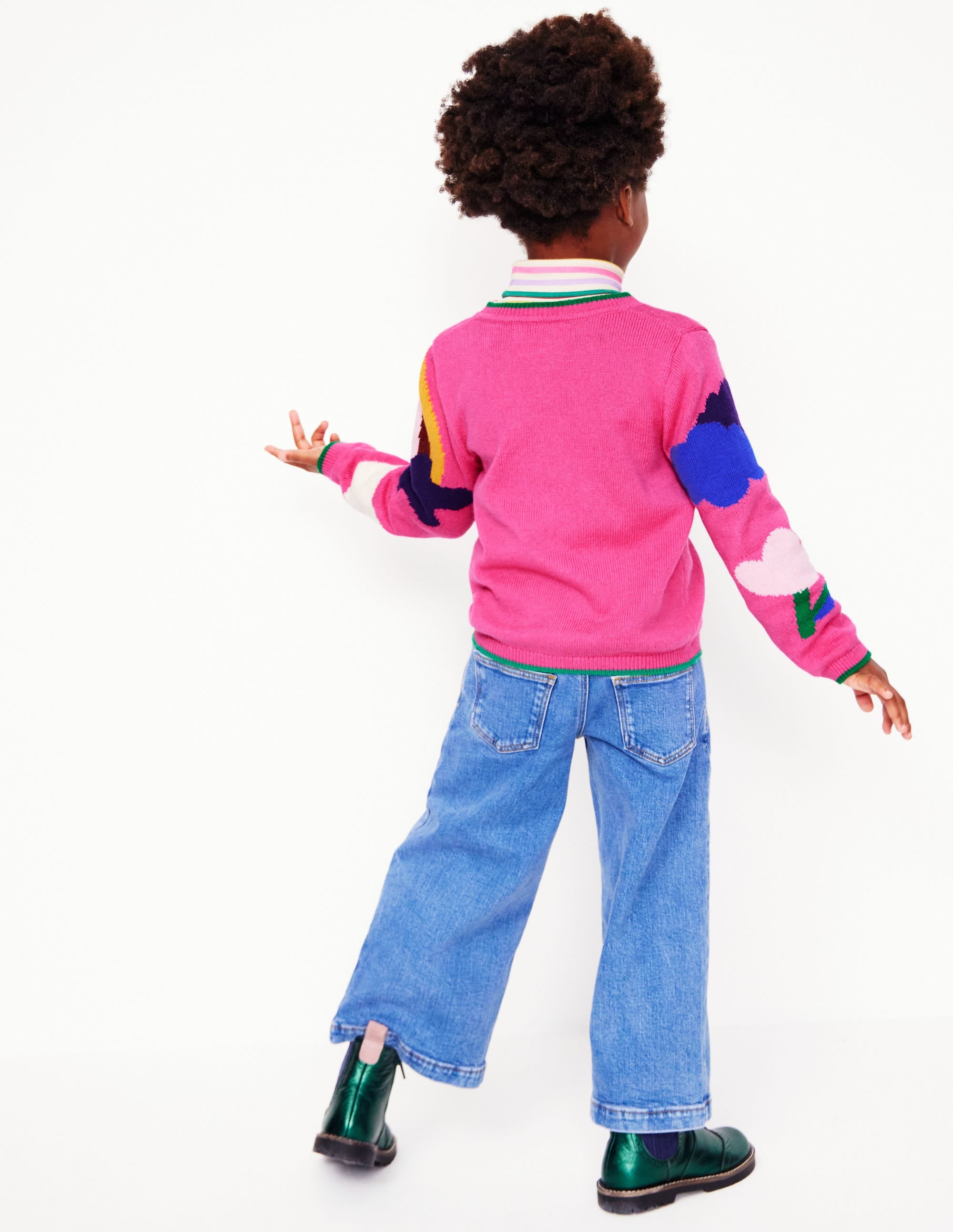 Joyful Cardigan-Tickled Pink - Image 3