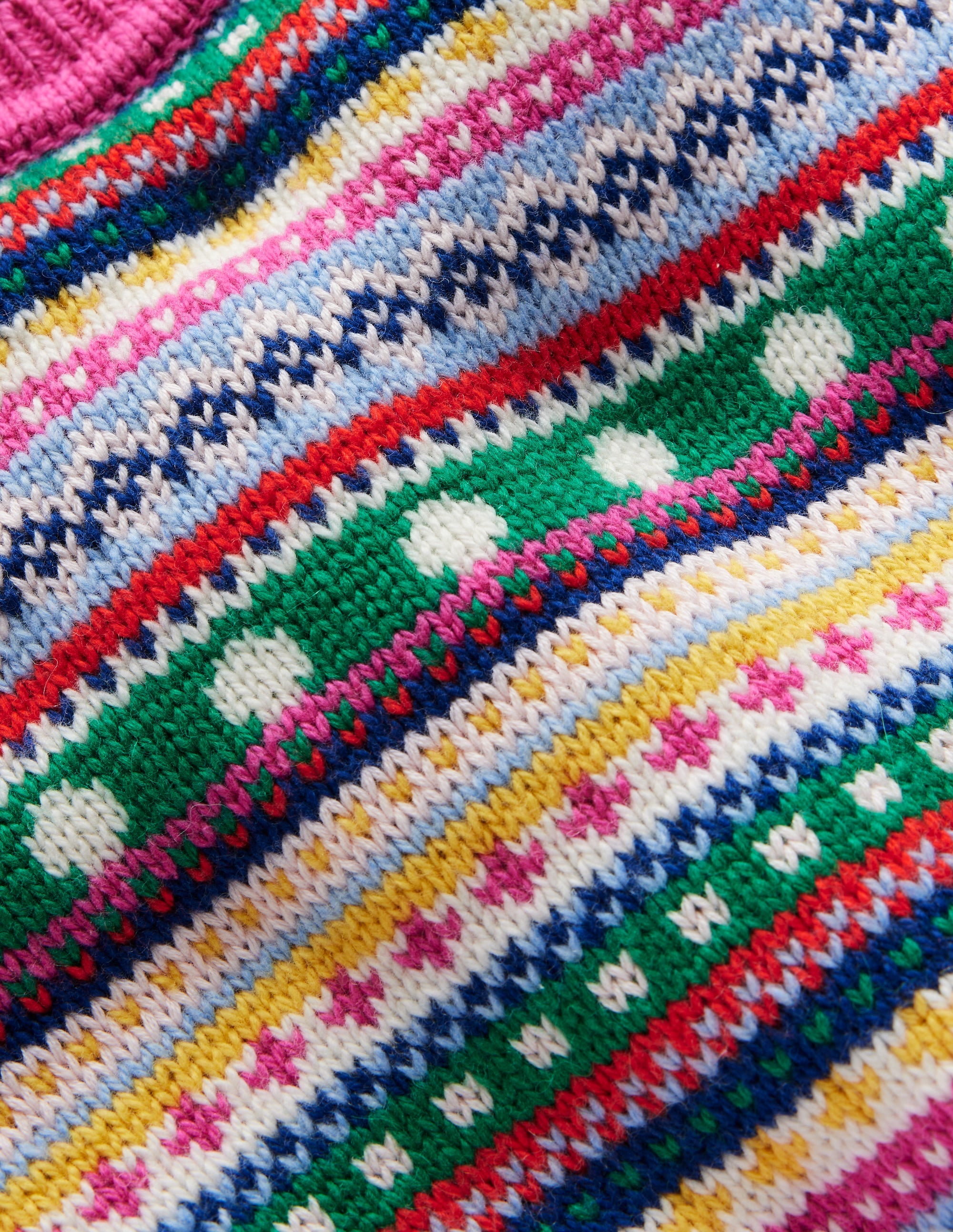 Eleanor Fair Isle Jumper-Multi Texture - Image 7