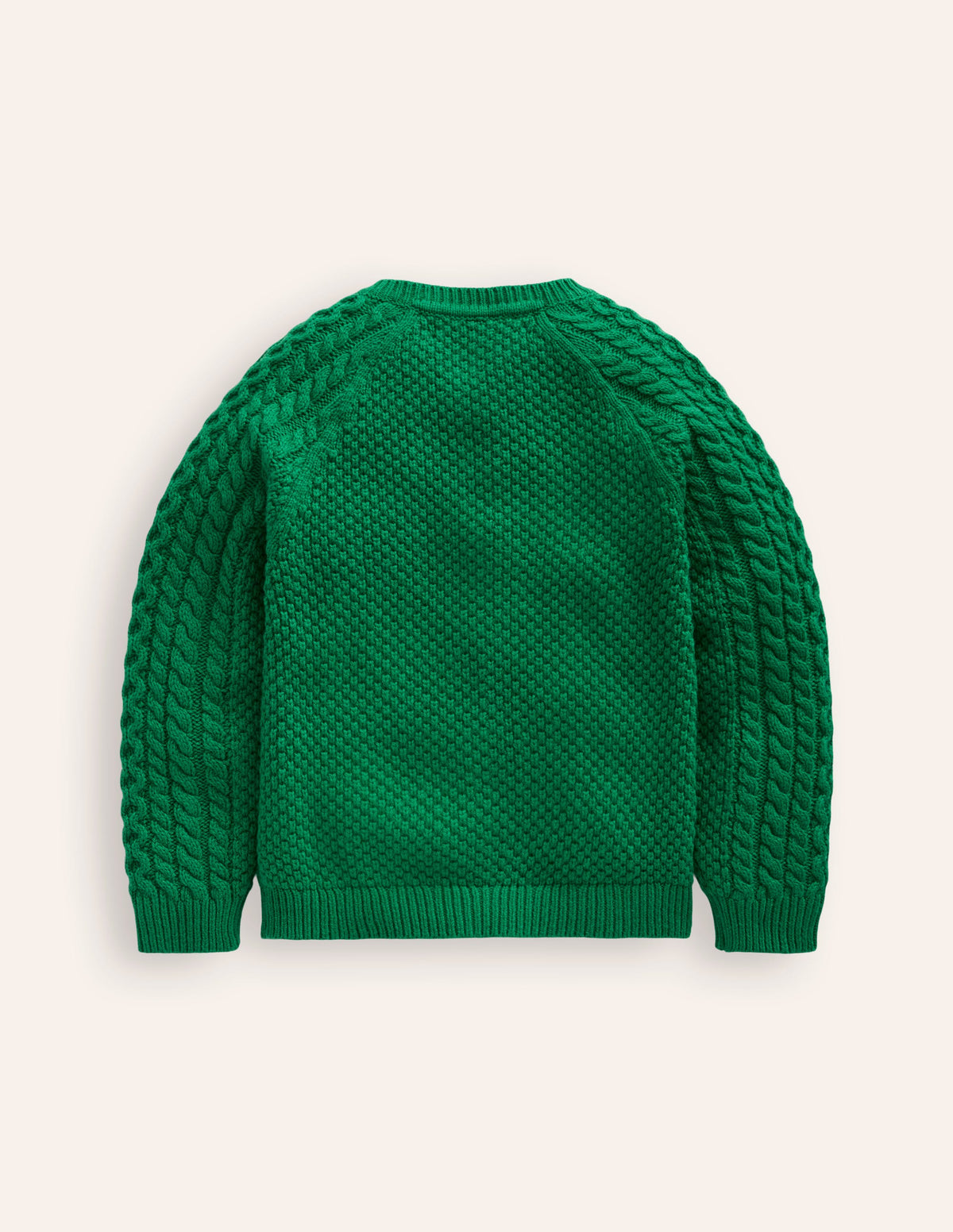 Heritage Cable Cardigan-Deep Green - Image 2