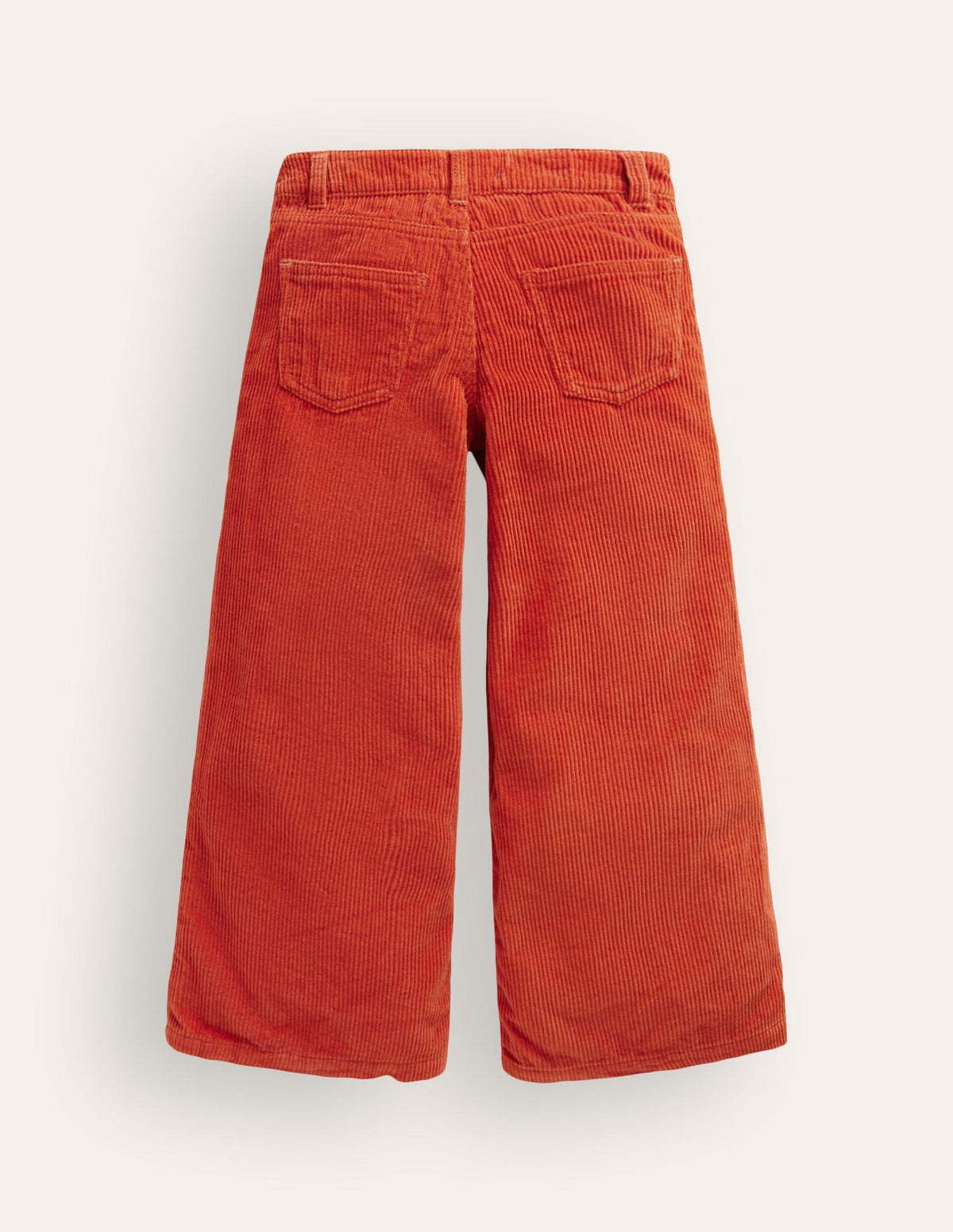 Wide Leg Jeans-Burnt Ochre Orange - Image 2