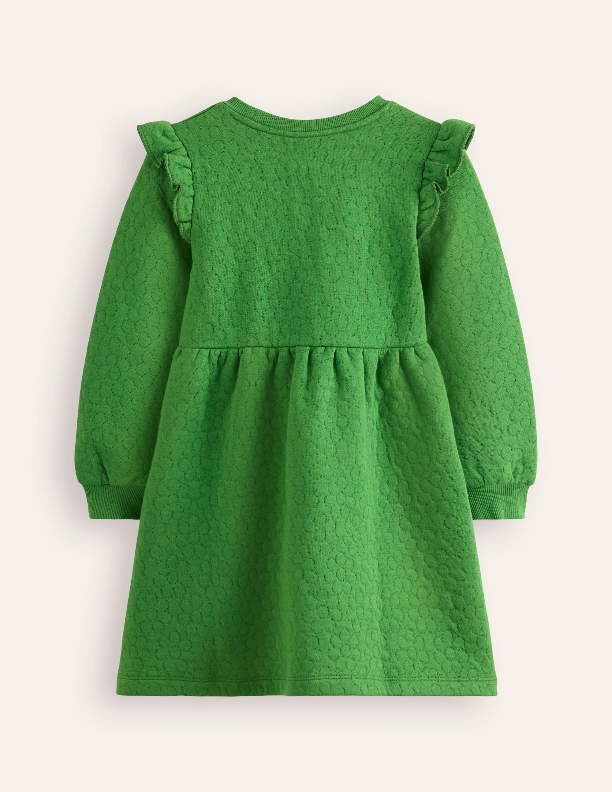 Aggie Flower Jacquard Dress-Mint Green - Image 2