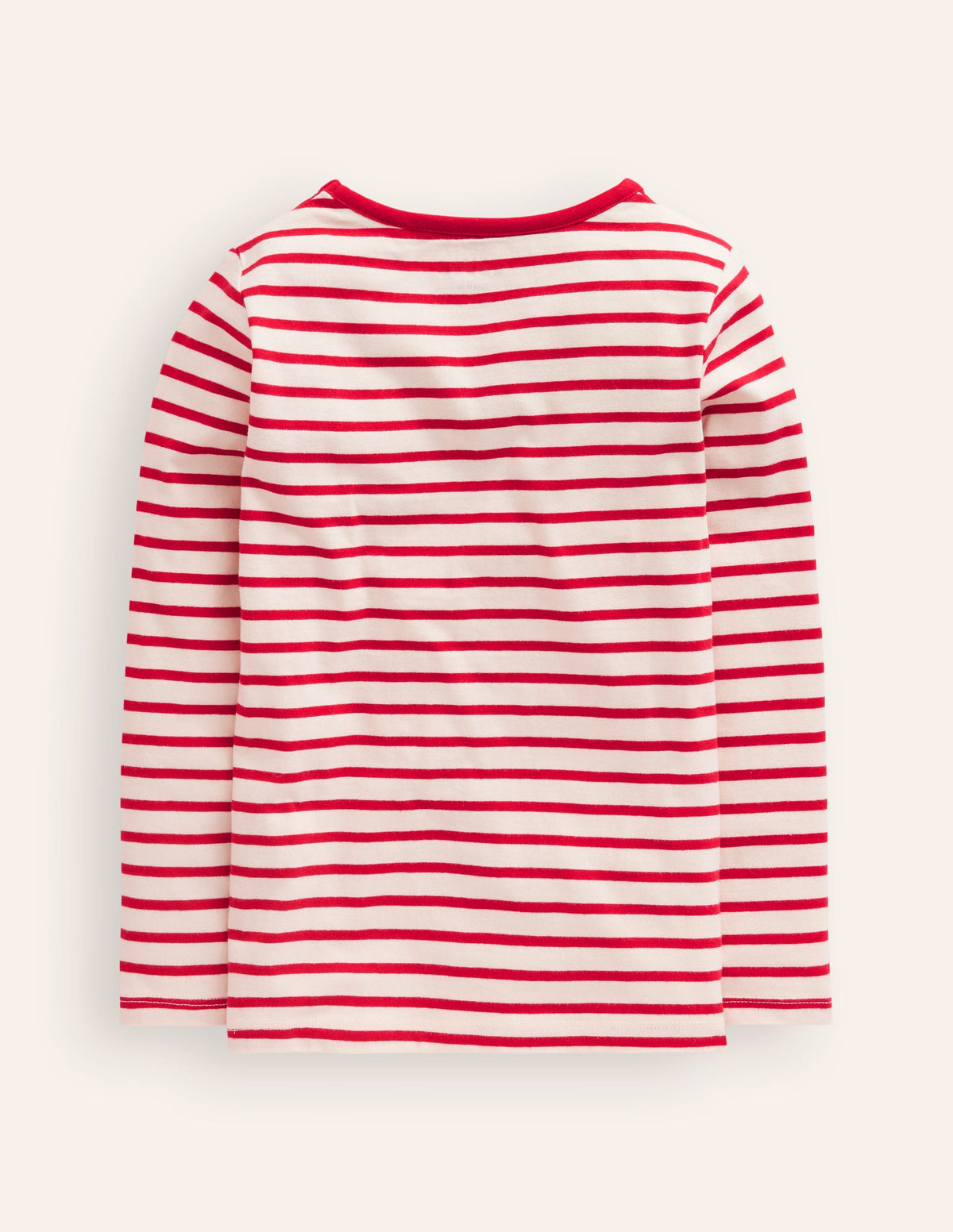 Appliqué Long Sleeve Top-Rockabilly Red/ Ivory Deer - Image 2