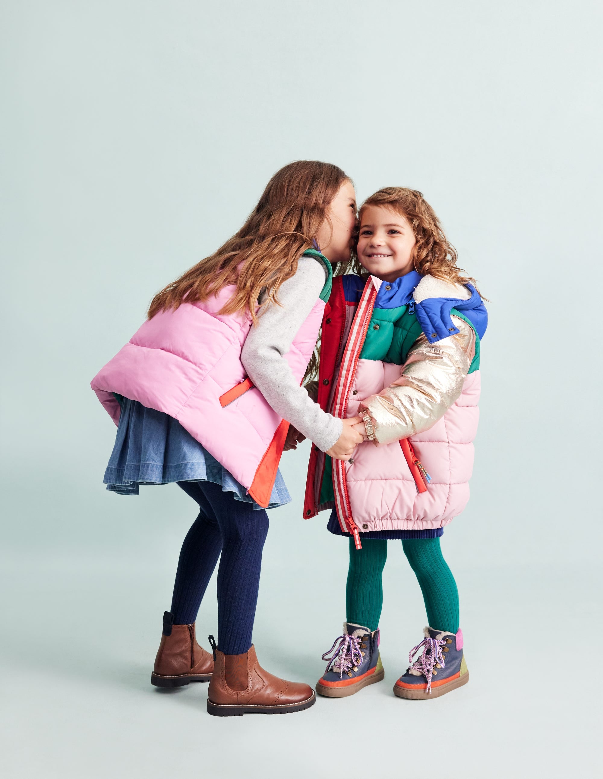 2-in-1 Padded Coat-Multi Metallic Colourblock - Image 16