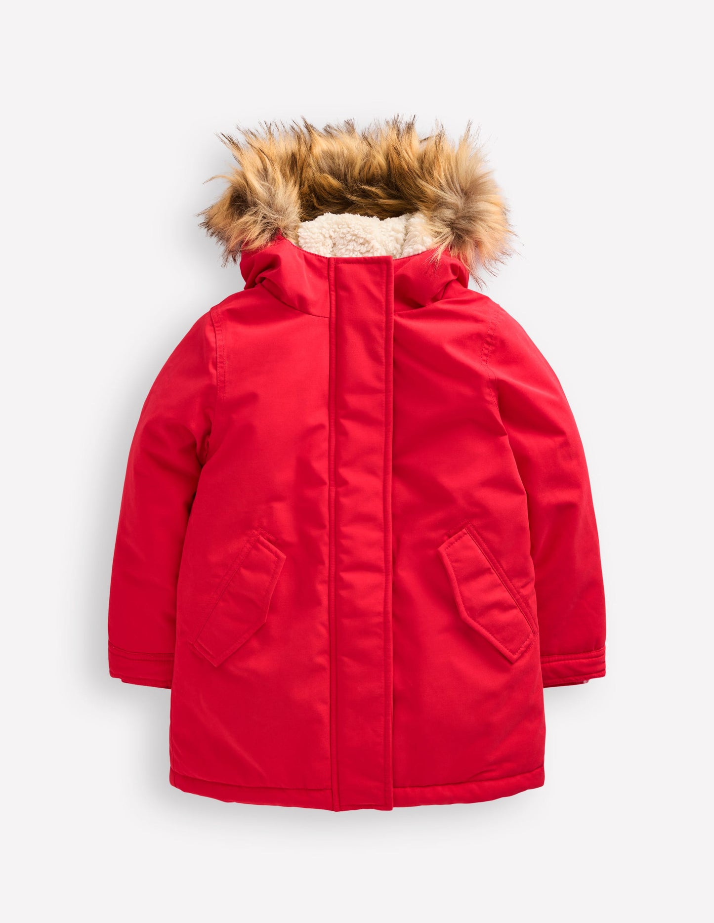 Authentic Waterproof Parka-Cherry Tomato Red