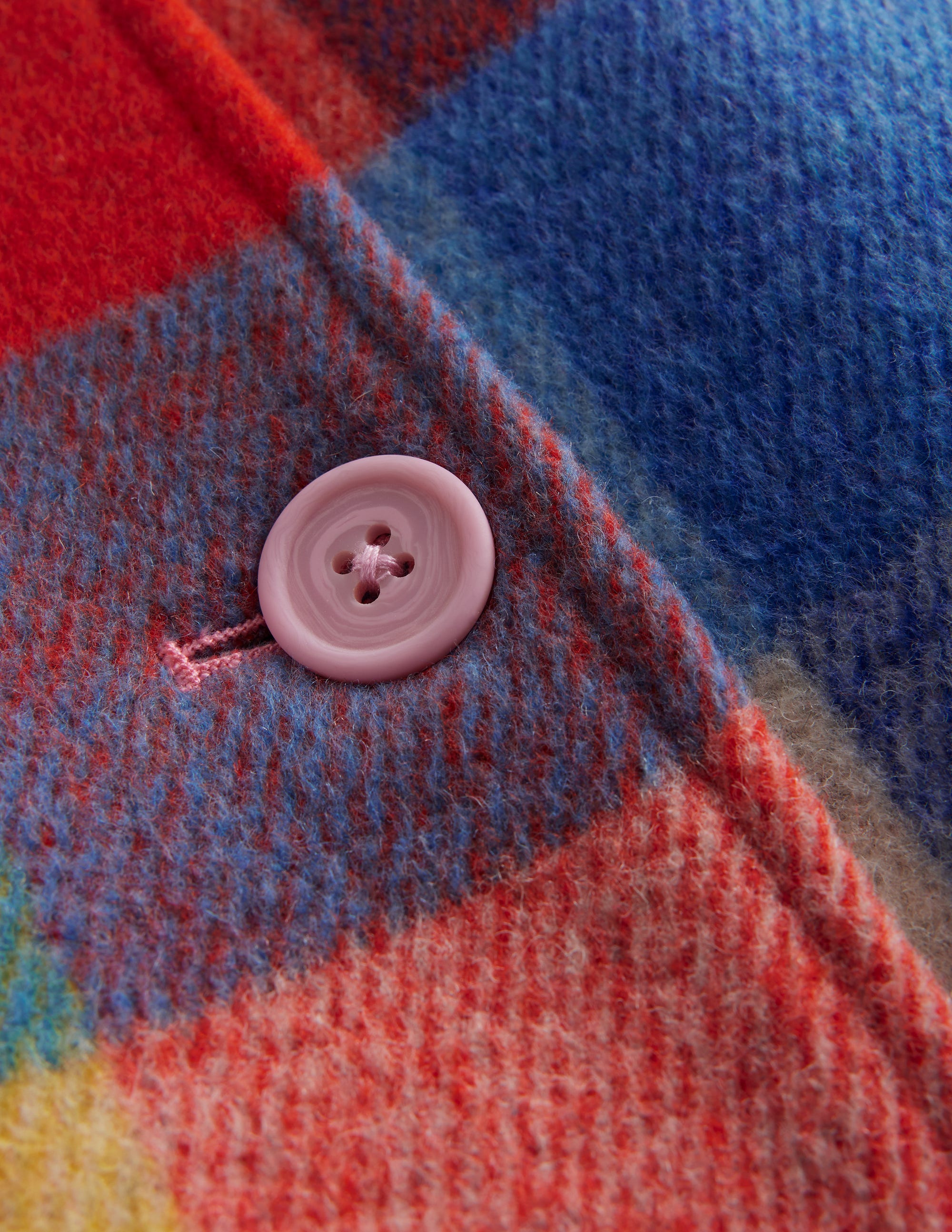 Wonderful Wool Blended Coat-Multi Gingham - Image 6