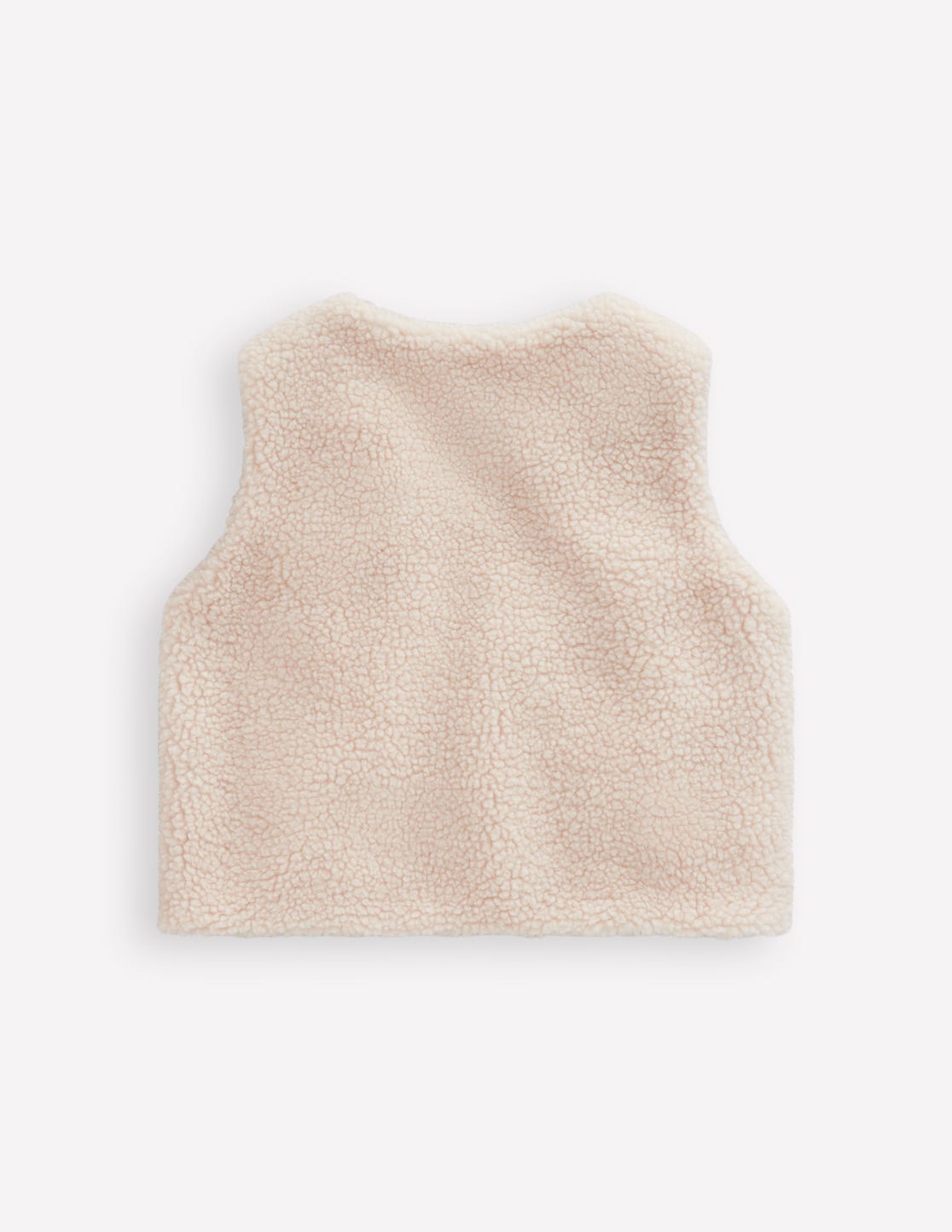 Borg Gilet-Oatmeal Embroidery - Image 2