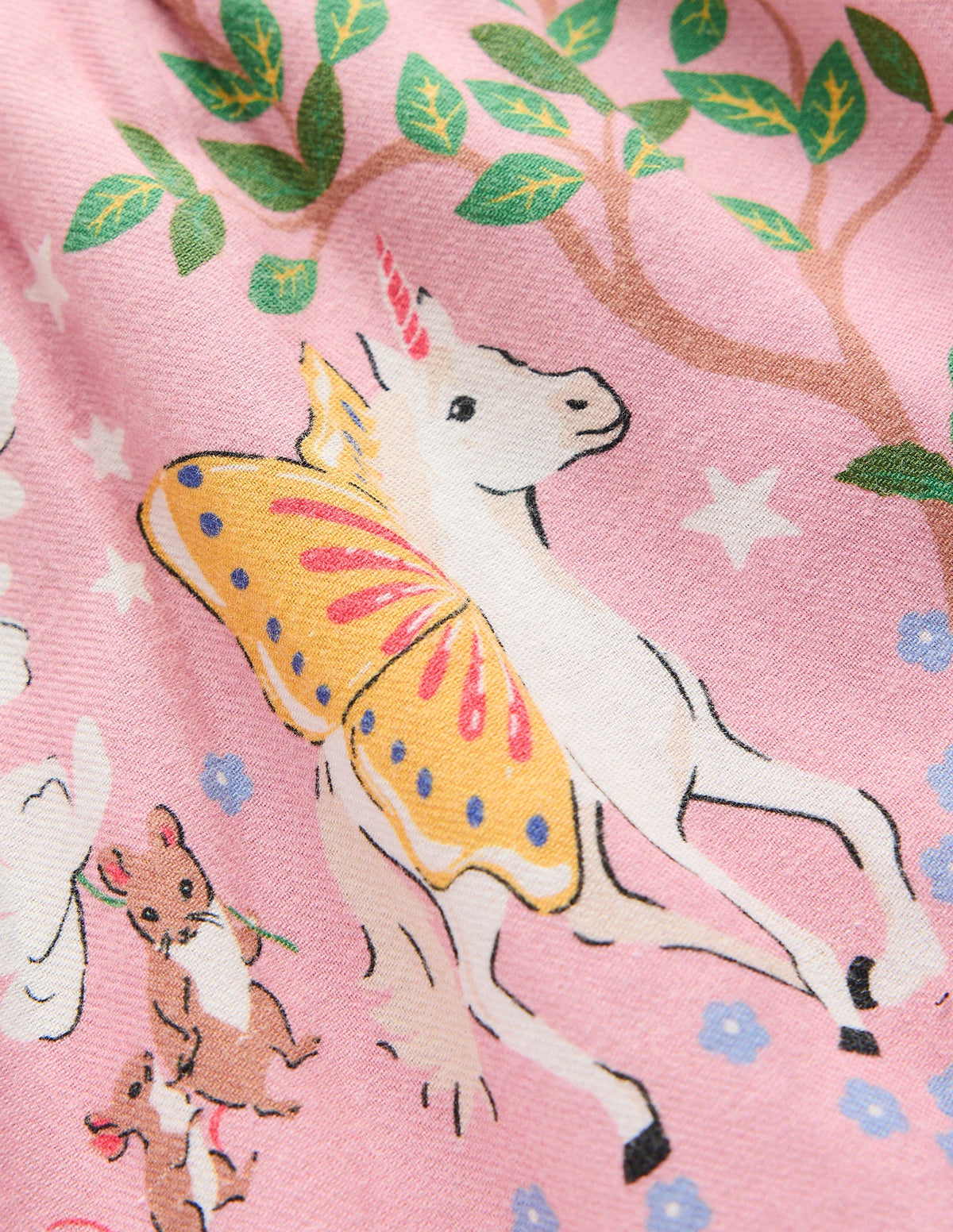 Betsy Tiered Twirly Dress-Vintage Pink Enchanted Forest - Image 3
