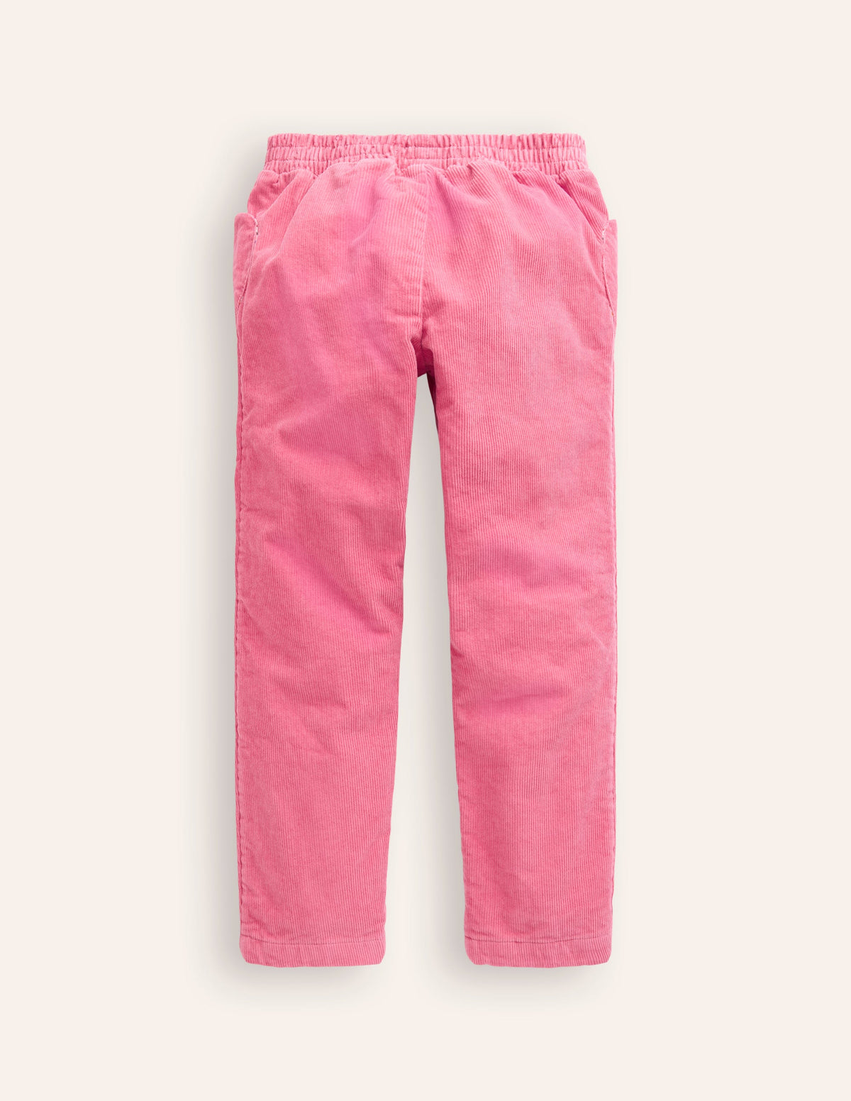 Lined Pull-on Cord Pants-Rapture Rose Pink - Image 2
