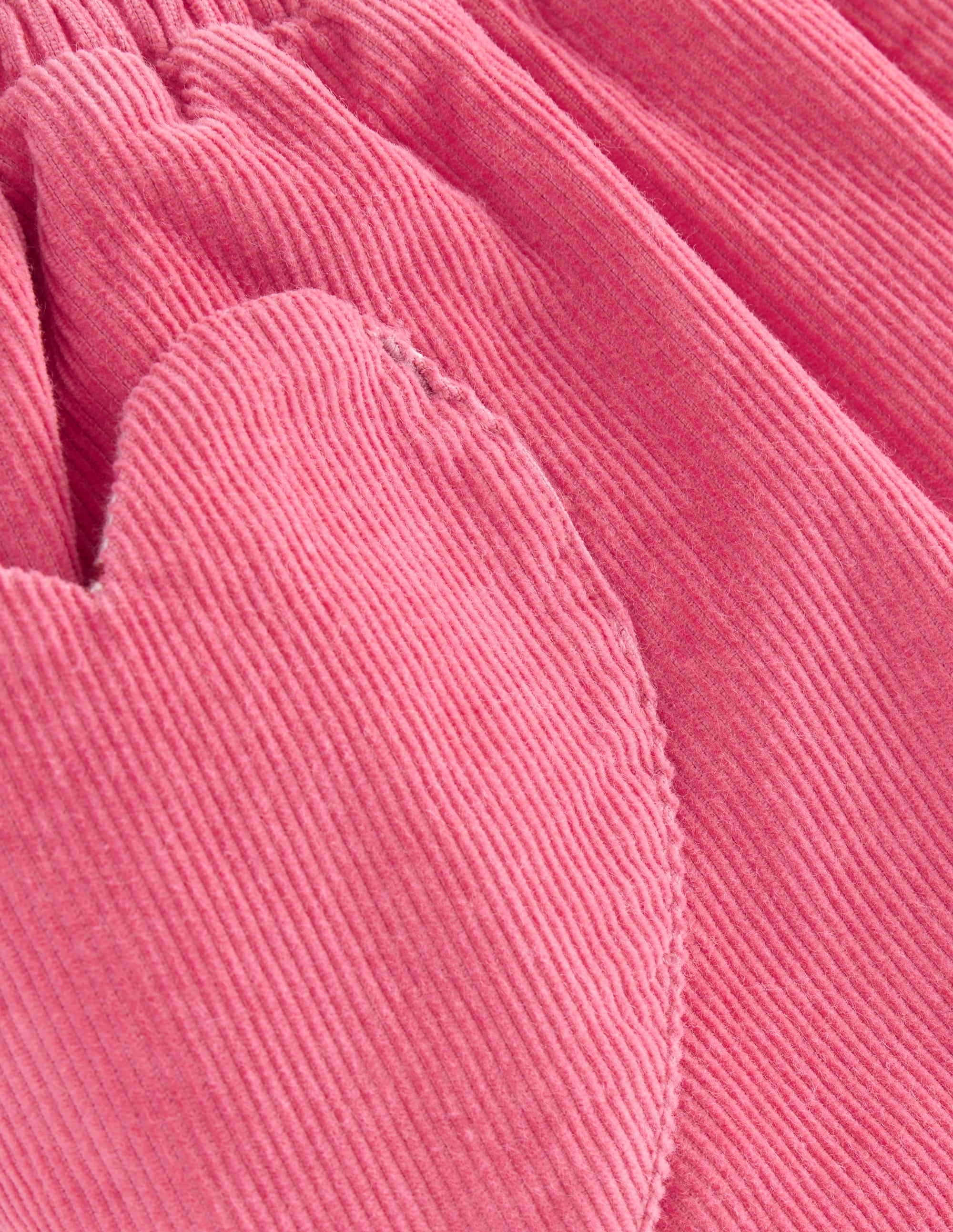 Lined Pull-on Cord Pants-Rapture Rose Pink - Image 3
