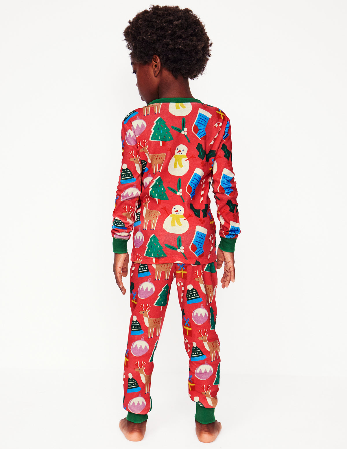 Twin Pack Snug Pajamas-Jam Red Christmas - Image 2