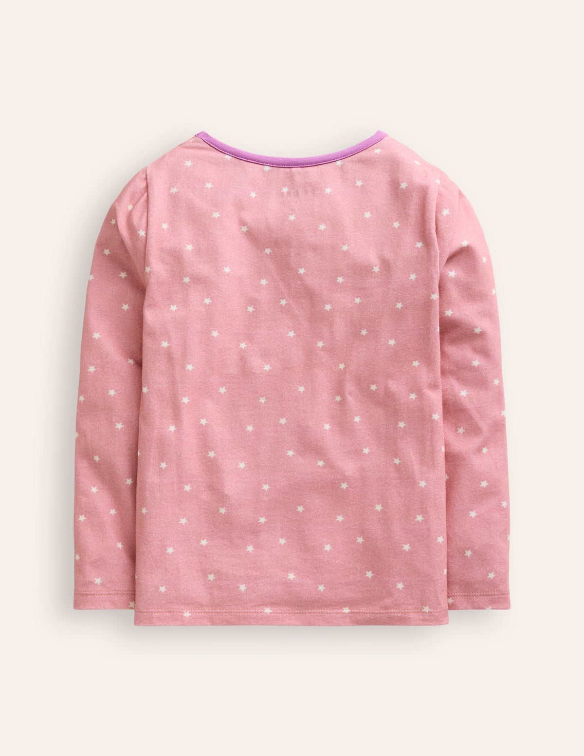 Lift The Flap T-Shirt-Vintage Pink/ Ivory Star Dog - Image 2