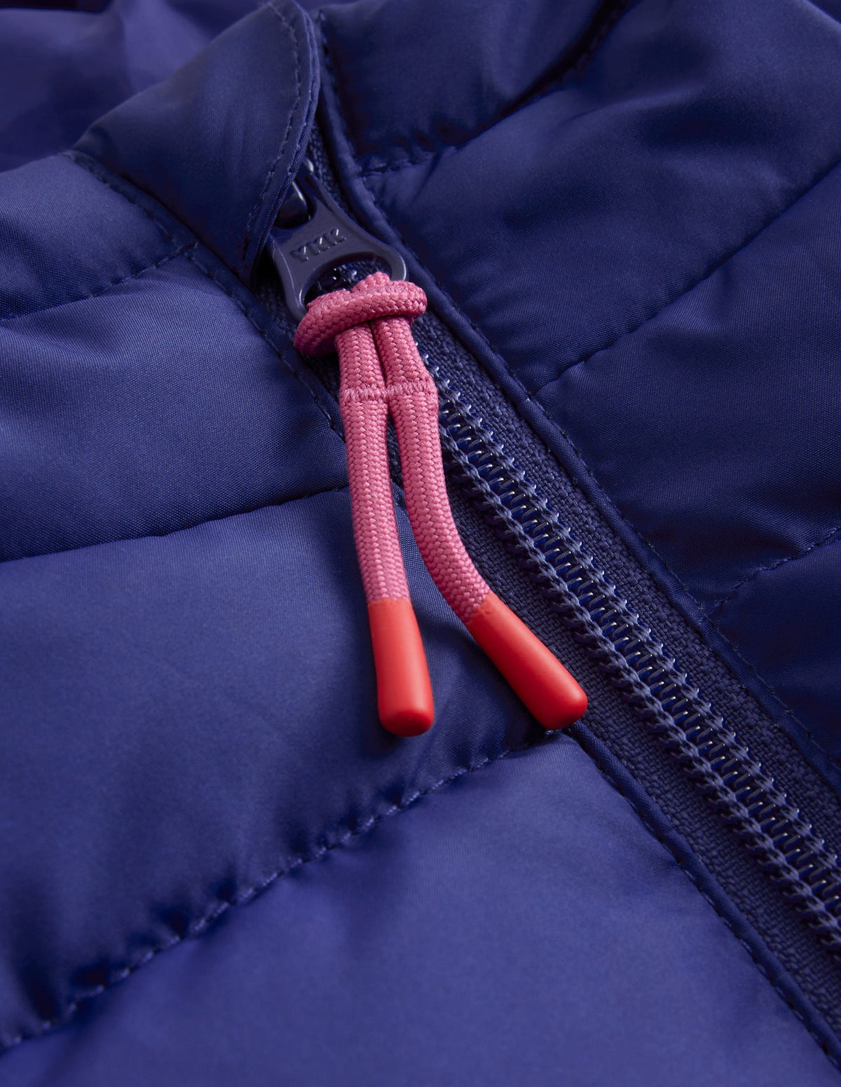 Fun Padded Coat-Colourblock Flower - Image 3