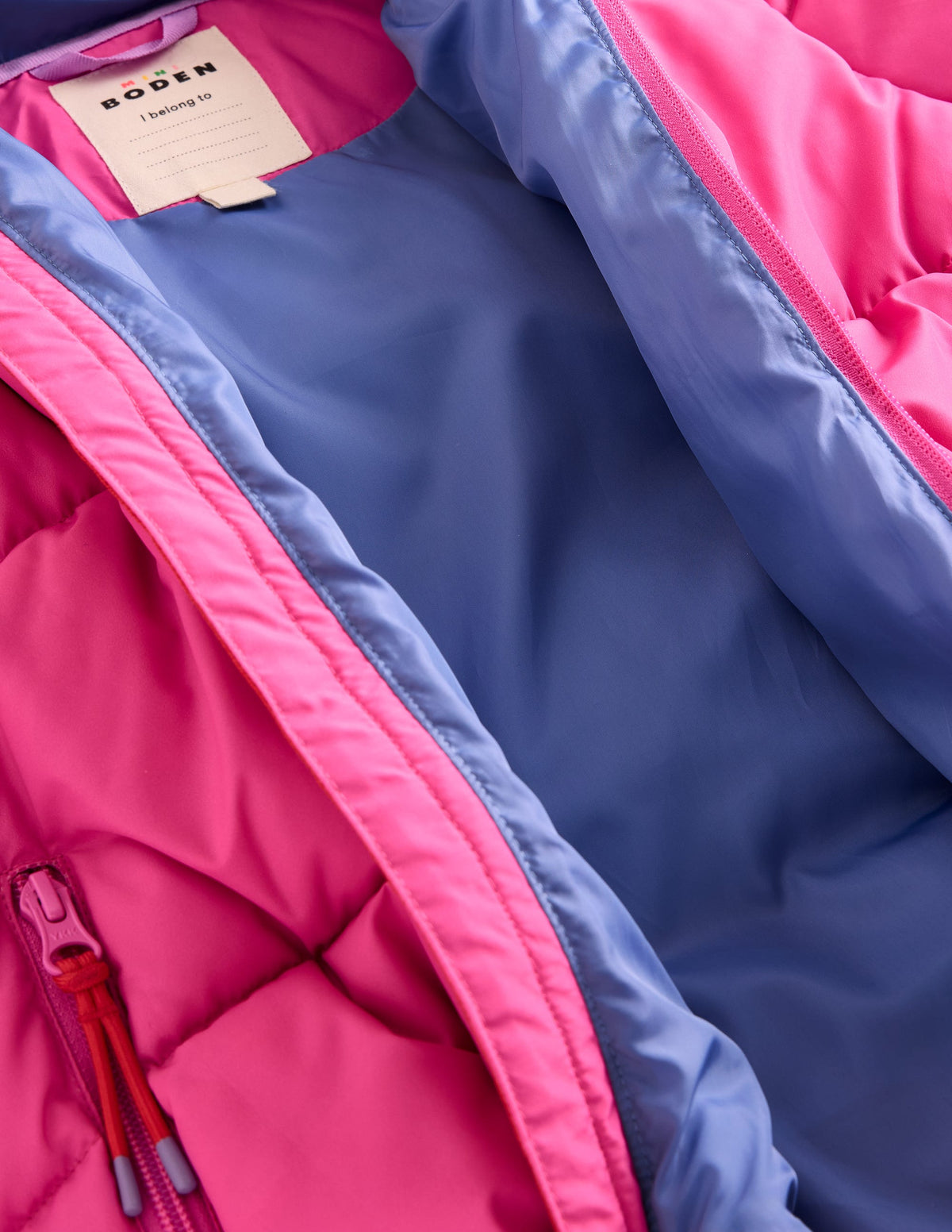 Fun Padded Coat-Pink Unicorn - Image 3