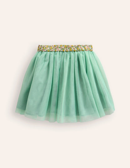 Fun Tulle Skirt-Blue Frost Rainbows