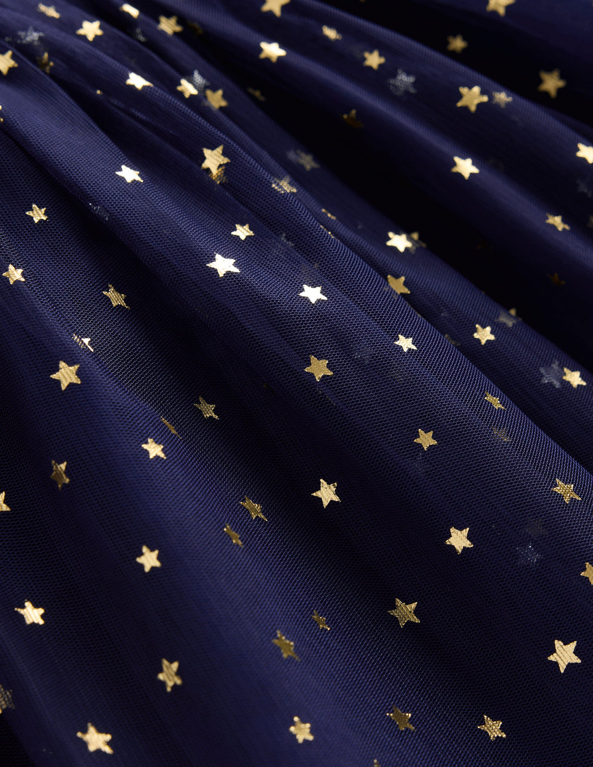 Rose Twirly Tulle Dress-College Navy Gold Stars - Image 3