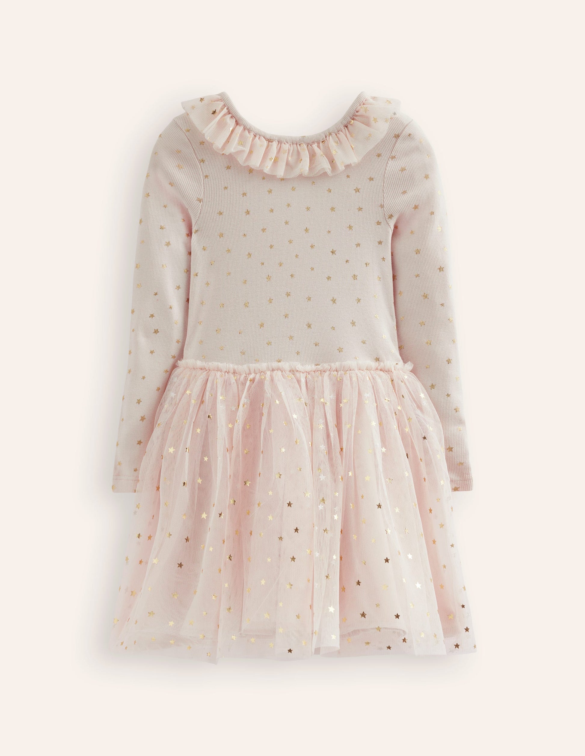 Rose Twirly Tulle Dress-Sandpiper Multi Stars-1