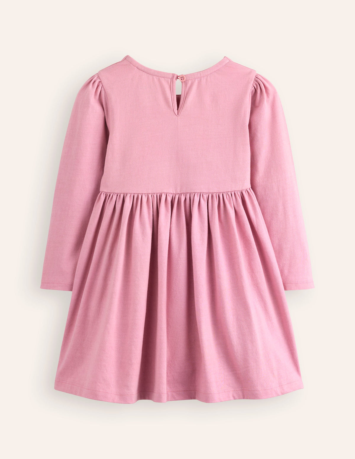 Nellie Appliqué Flare Dress-Vintage Pink Woodland - Image 2