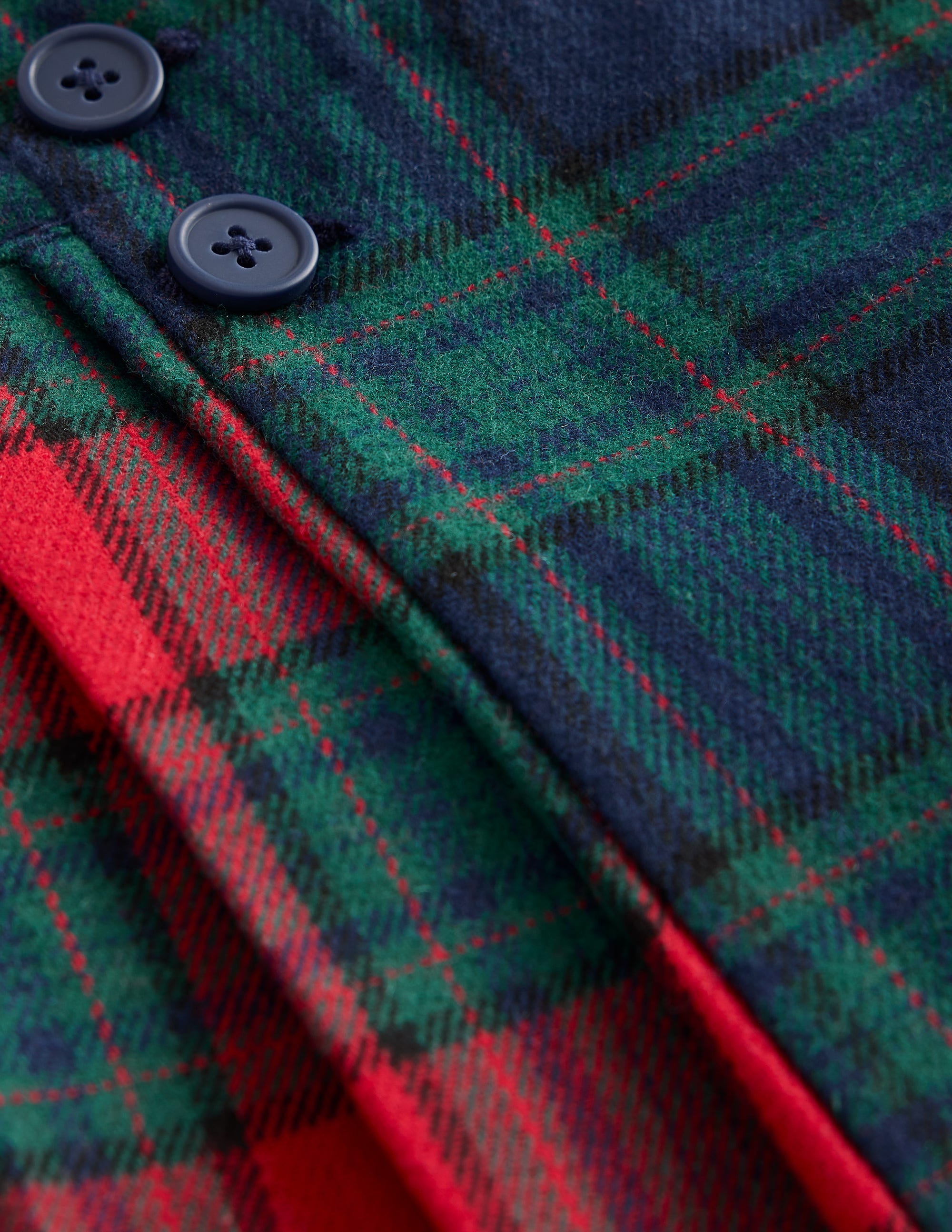 Helen Kilt-Red and French Navy Check - Image 3