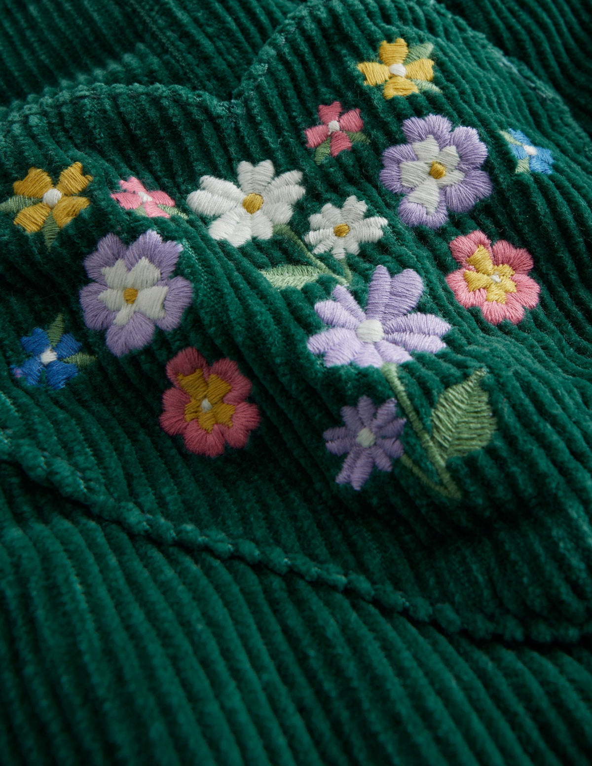 Straight Leg Dungaree-Jewel Green Heart - Image 3