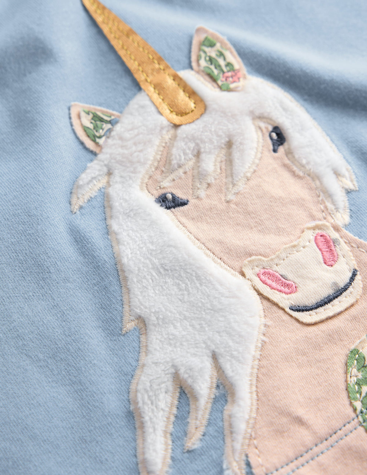 Appliqué Tunic and Legging Set-French Blue Unicorns - Image 3