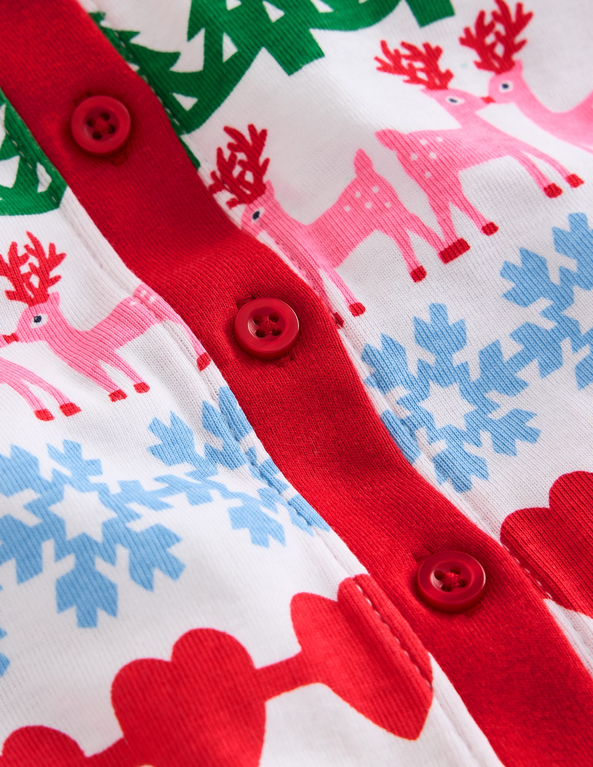 Snug All-In-One Pajama-Christmas Fair Isle - Image 3