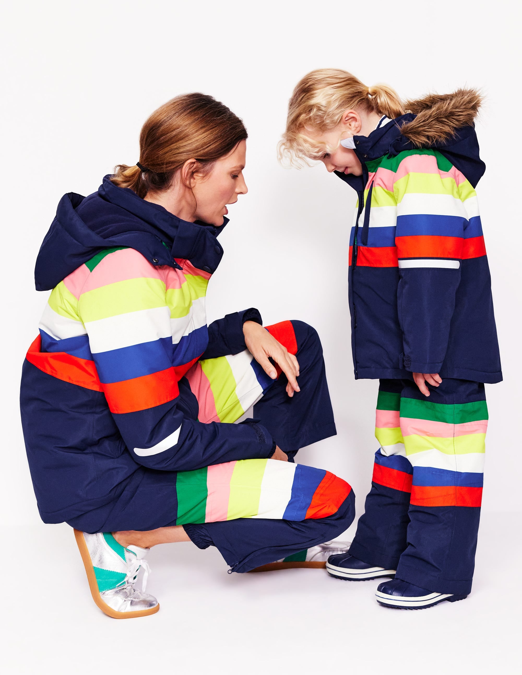 All-Weather Waterproof Coat-Rainbow Stripe - Image 5
