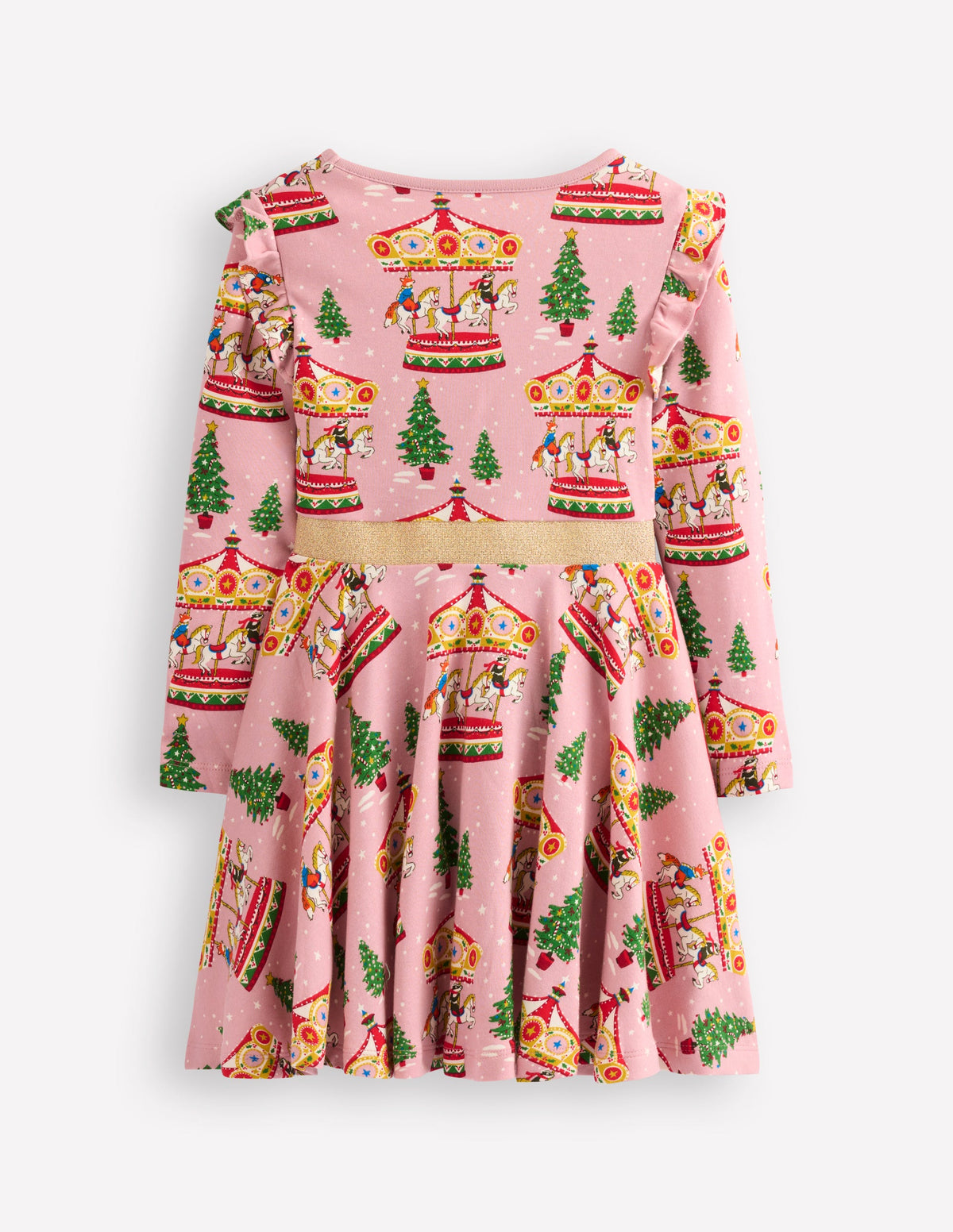 Mabel Twirly Ballerina Dress-Vintage Pink Carousel - Image 2