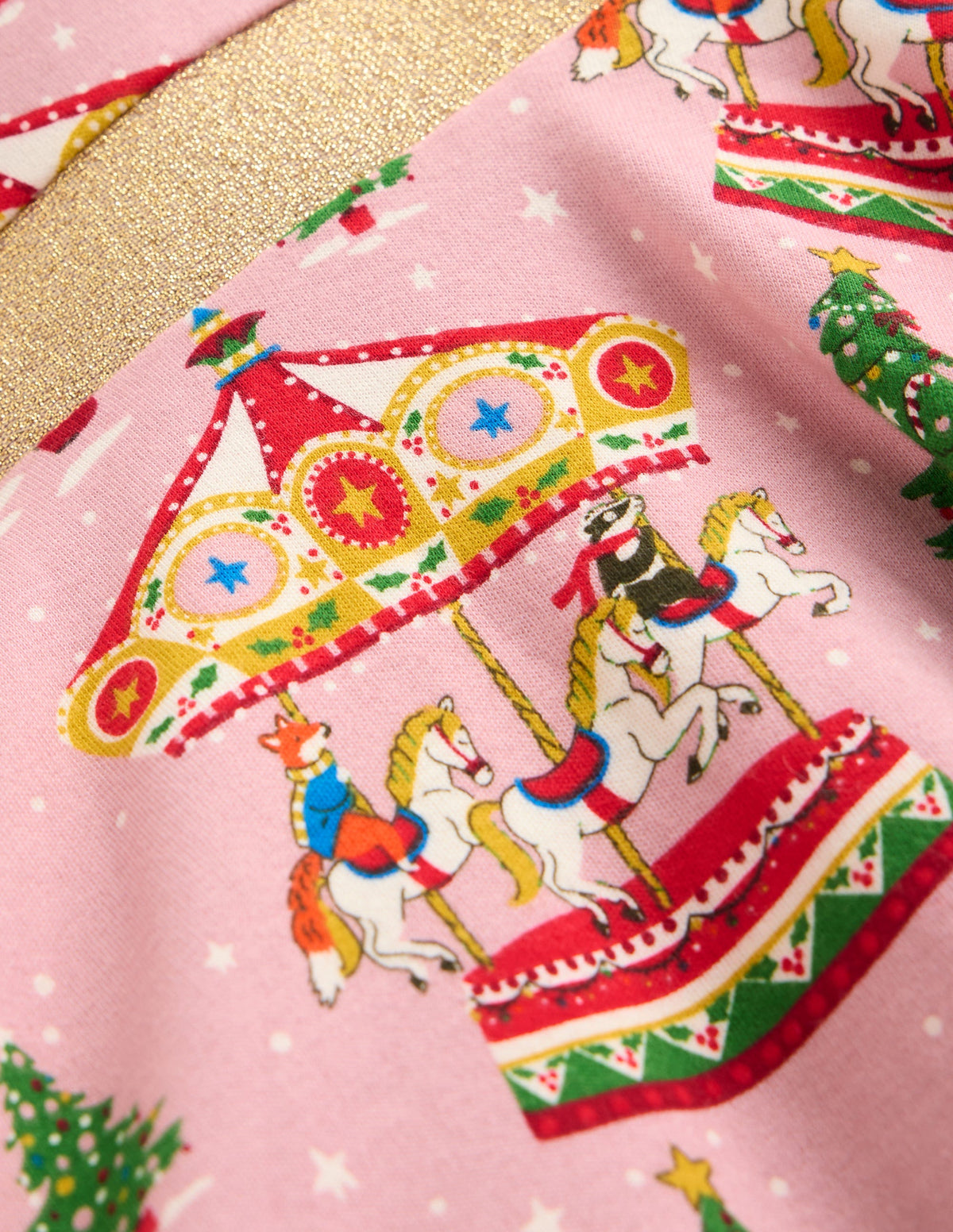 Mabel Twirly Ballerina Dress-Vintage Pink Carousel - Image 3