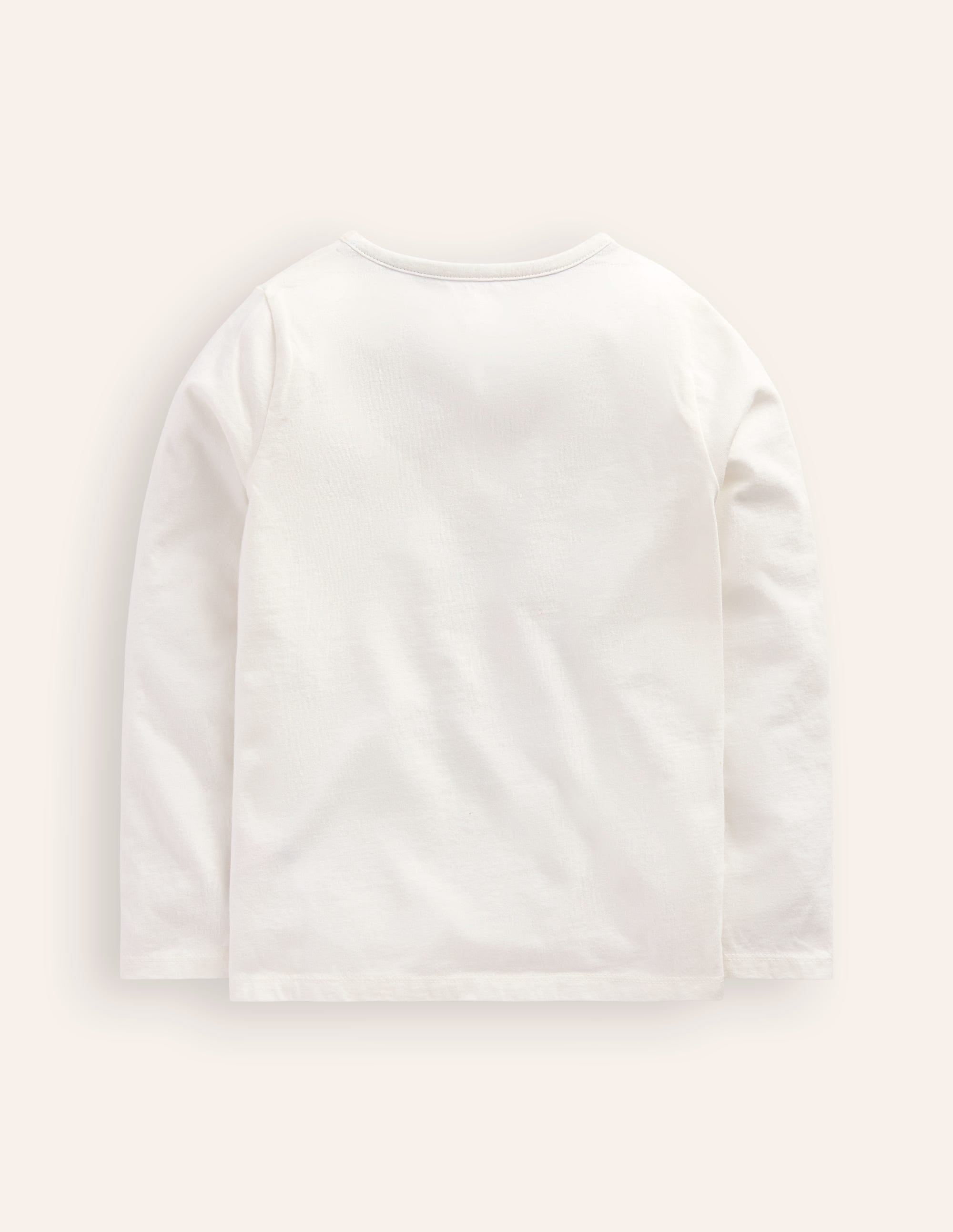 Printed Graphic T-Shirt-Ivory Tulips - Image 2