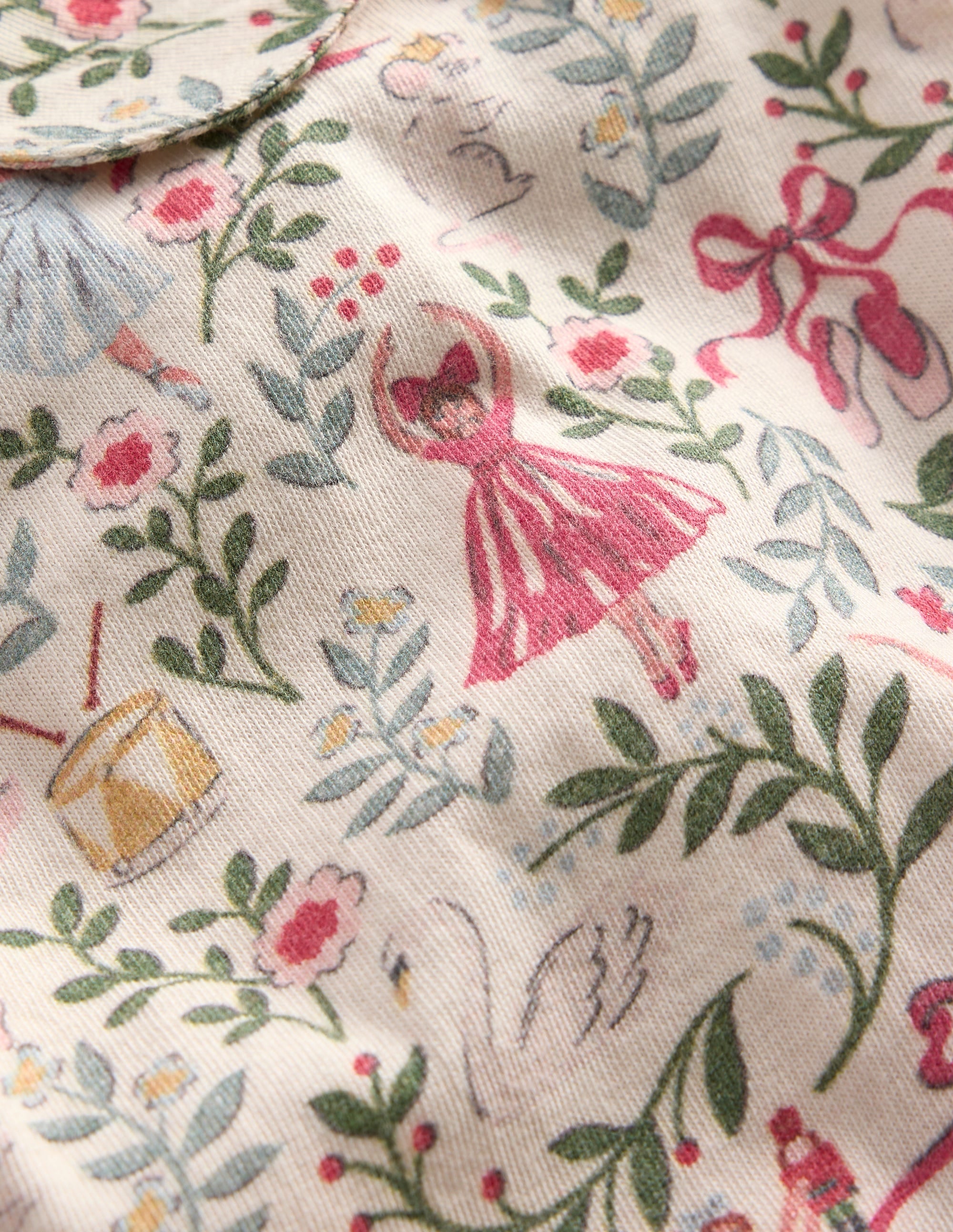 Collared Jersey Top-Vanilla White Ballet Toile - Image 3
