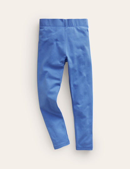 Plain Leggings-Elizabethan Blue