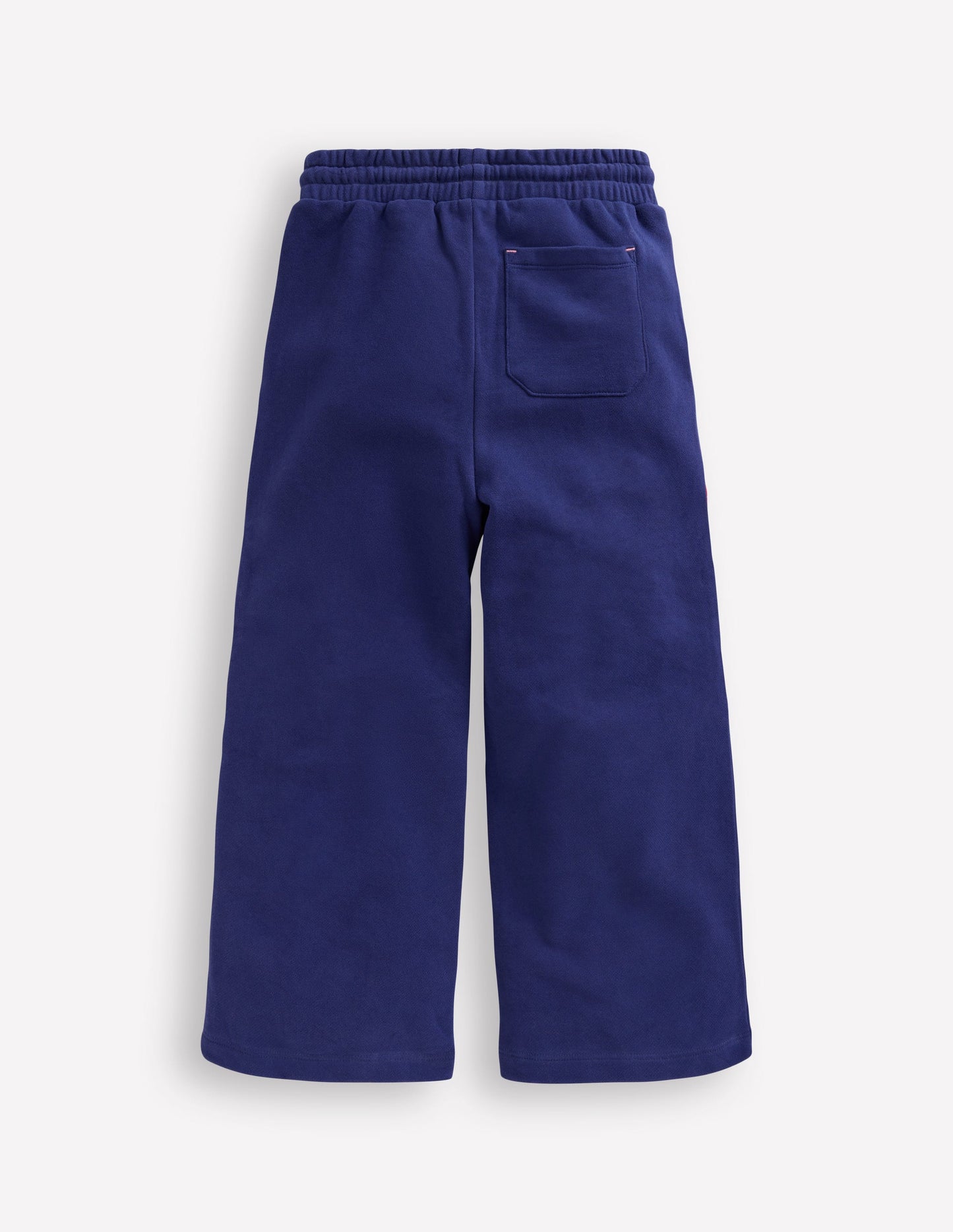 Wide Leg Applique Jogger-Starboard Blue Cherries