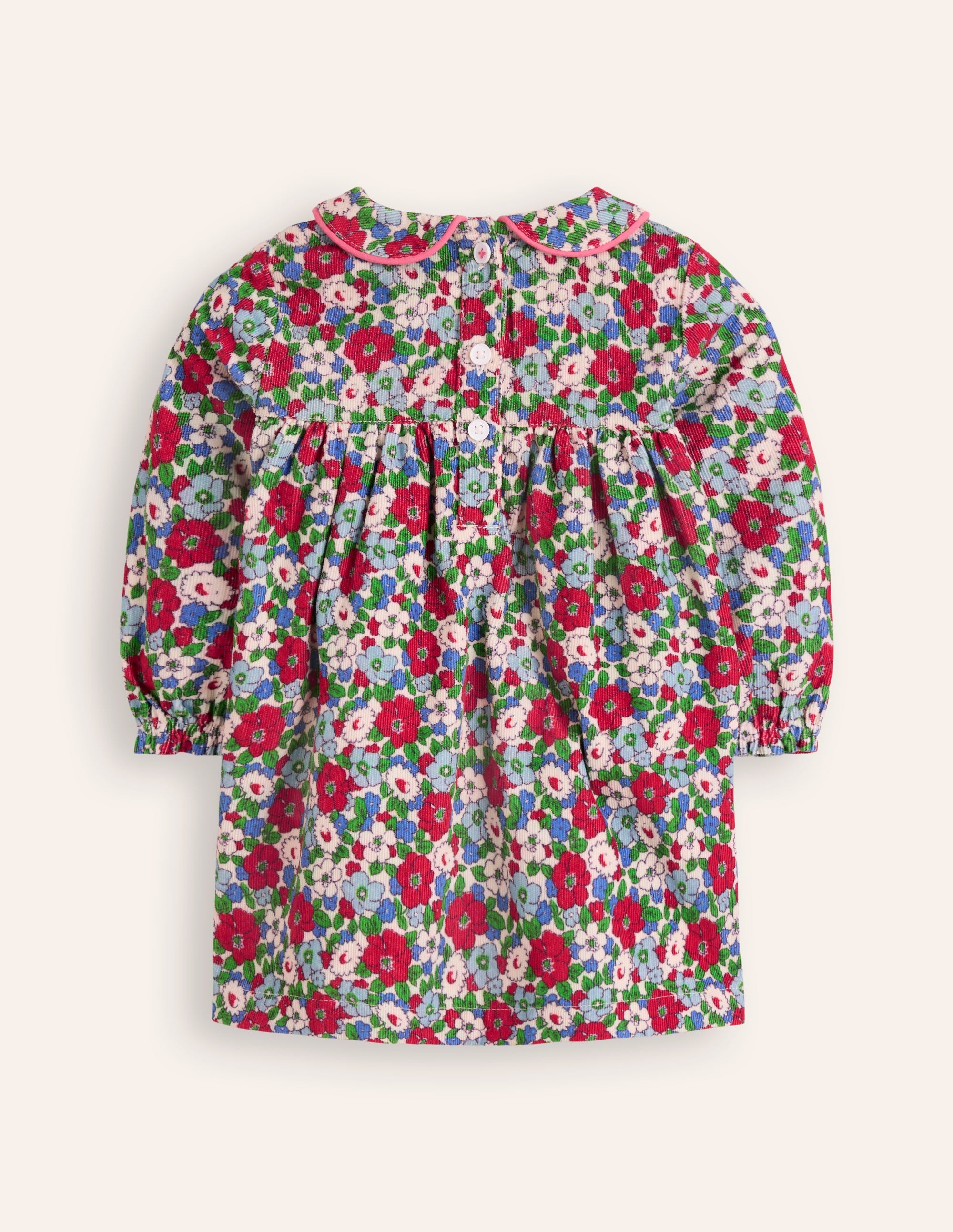 Woven Party Dress-Glacier Blue Floral - Image 2