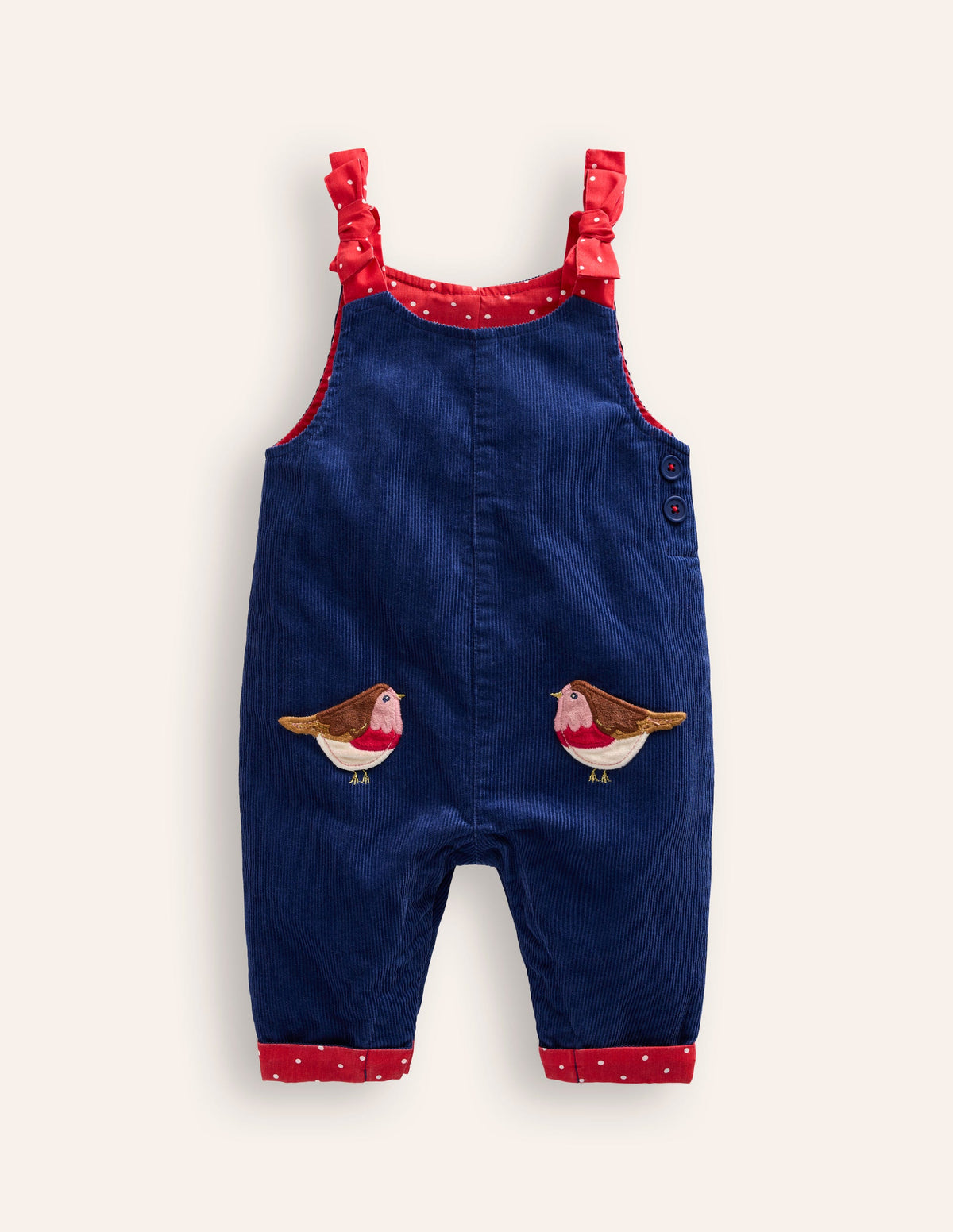 Pocket Detail Dungaree-Starboard Blue Robins - Image 1