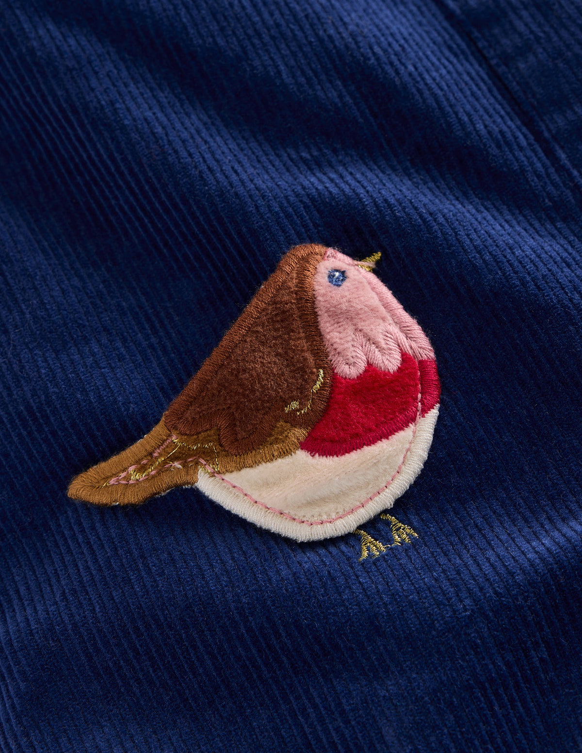 Pocket Detail Dungaree-Starboard Blue Robins - Image 3